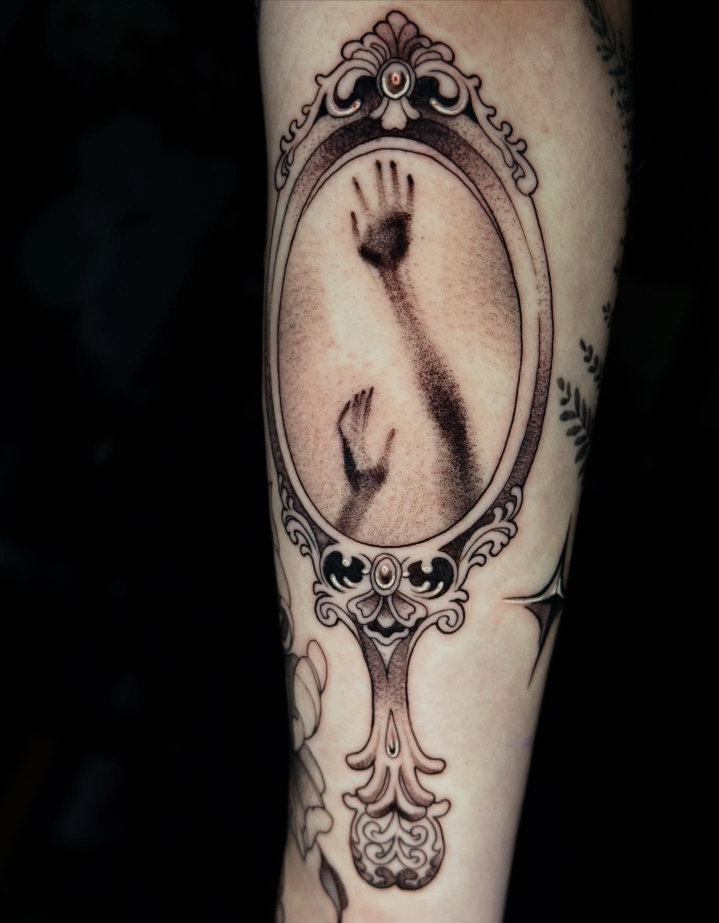 Tattoo by @mad_s_ink — black_and_grey, realism