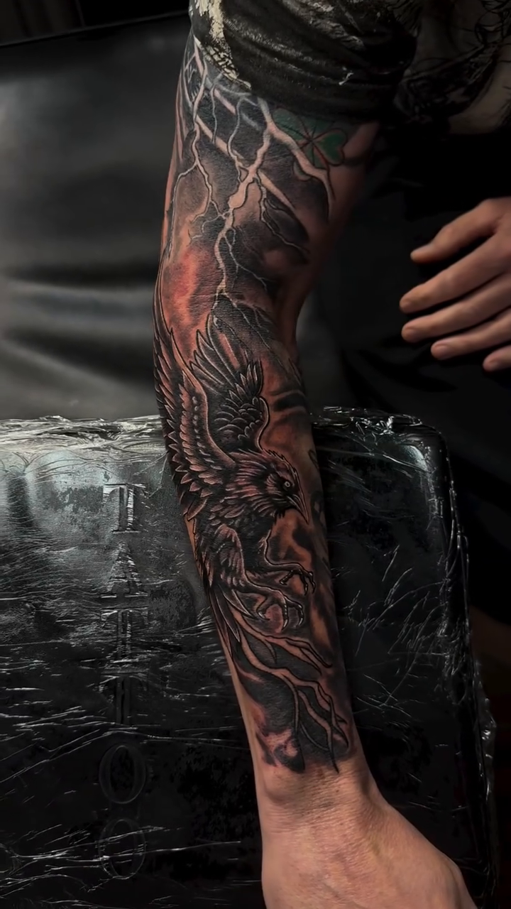 Tattoo by @itscalebbattles — dark_realism, black_and_grey