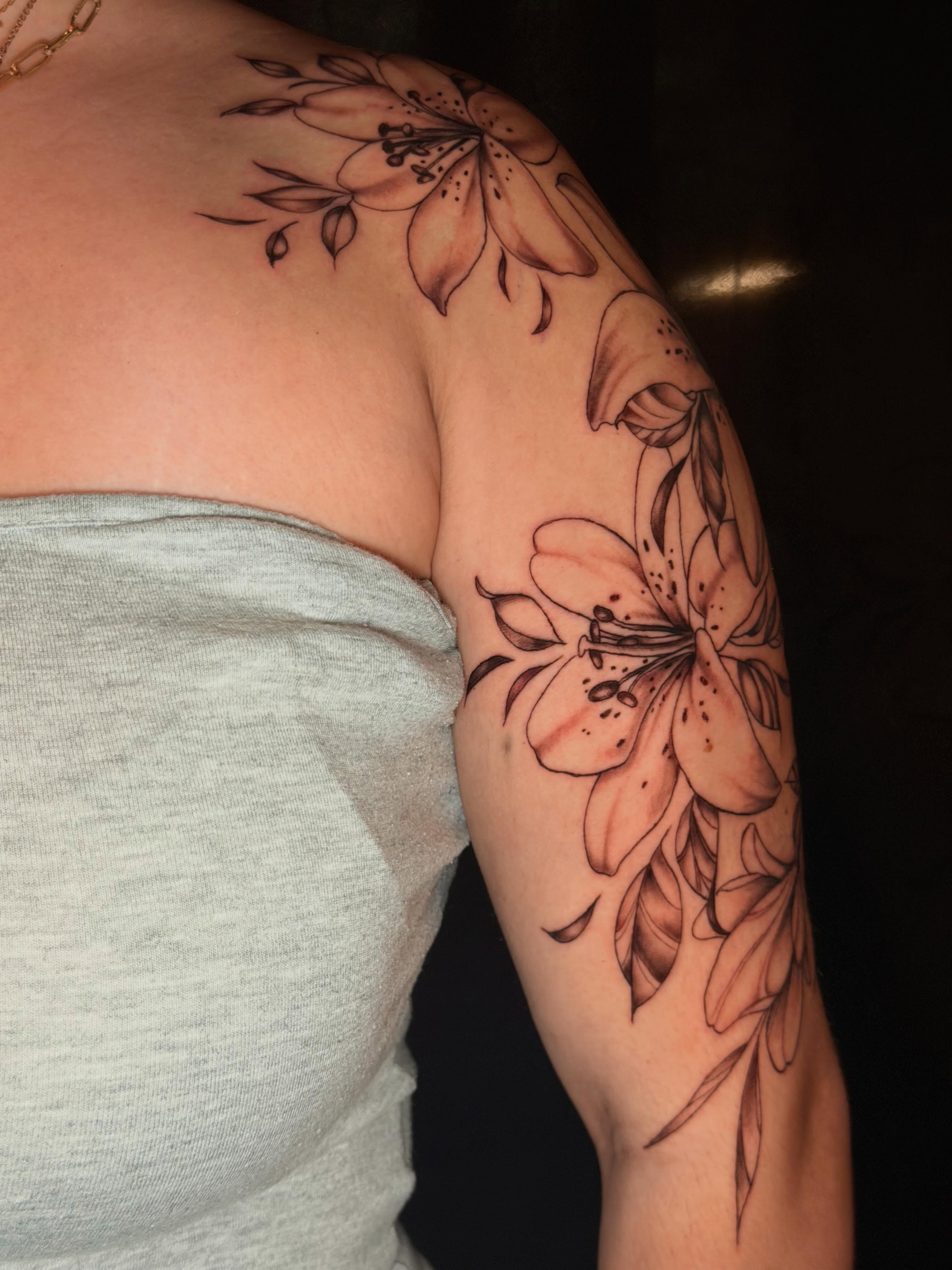 Tattoo by @rxbbbit โ black_and_grey