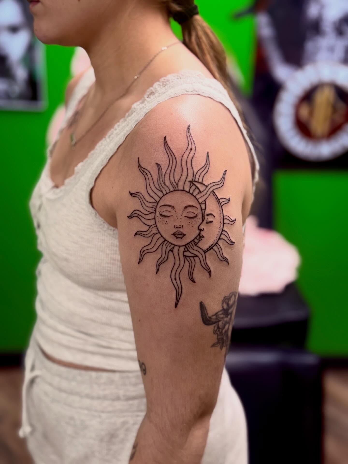 Tattoo by @batty_girl_tats — black_and_grey