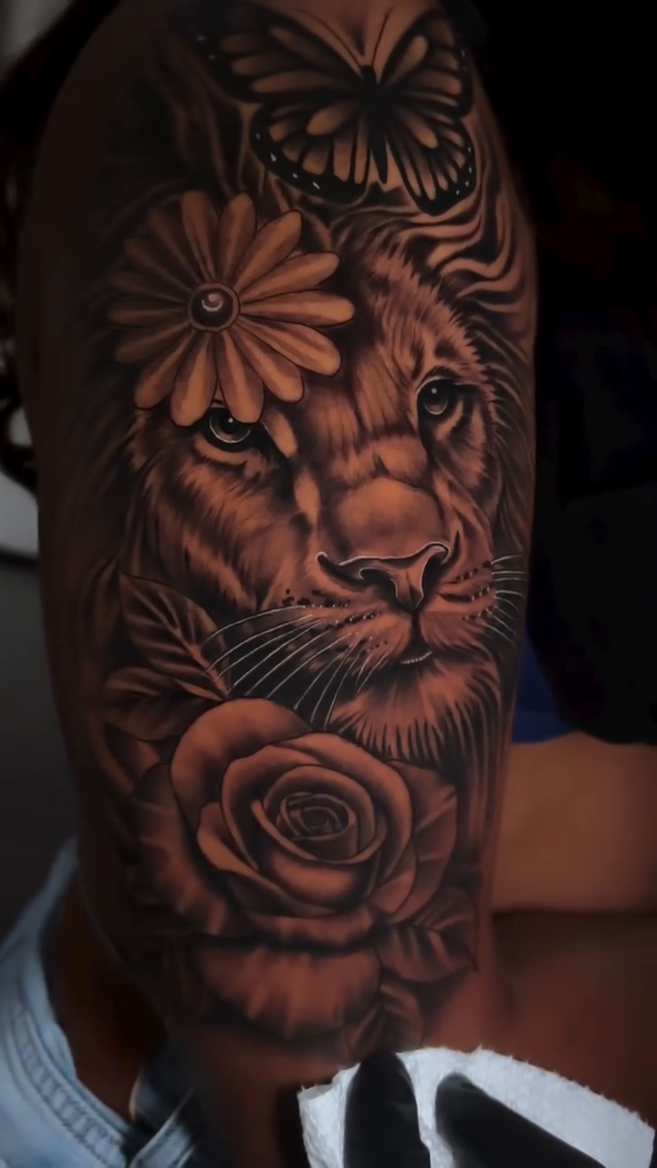 Tattoo by @iamricoinkk — realism, black_and_grey