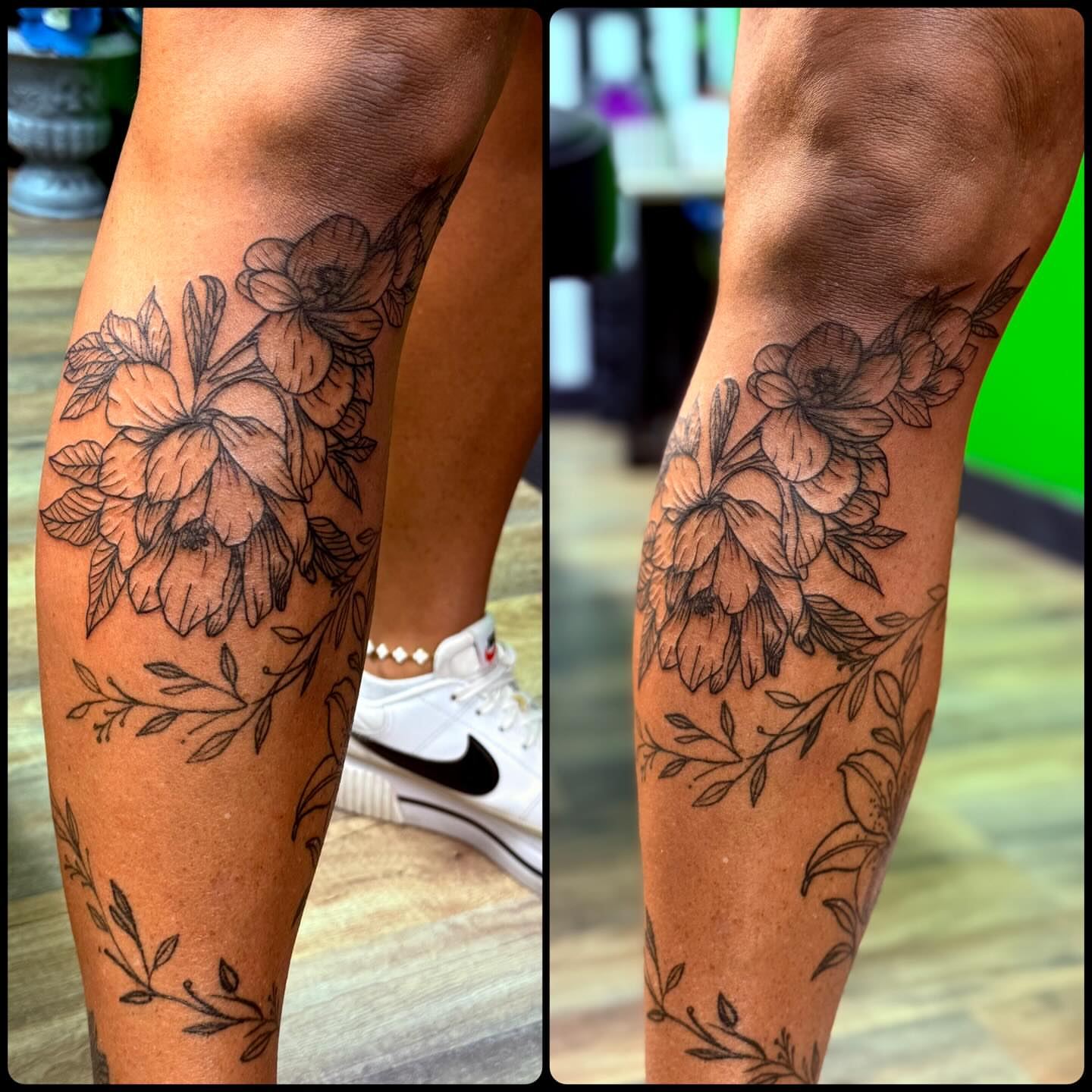 Tattoo by @batty_girl_tats — black_and_grey