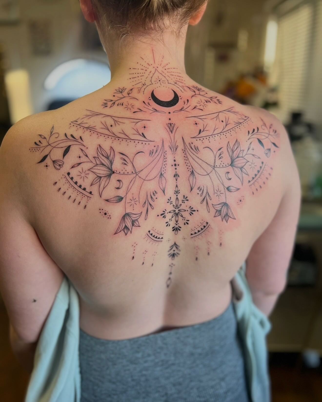 Tattoo by @chrystynamariee — fine_line, ornamental