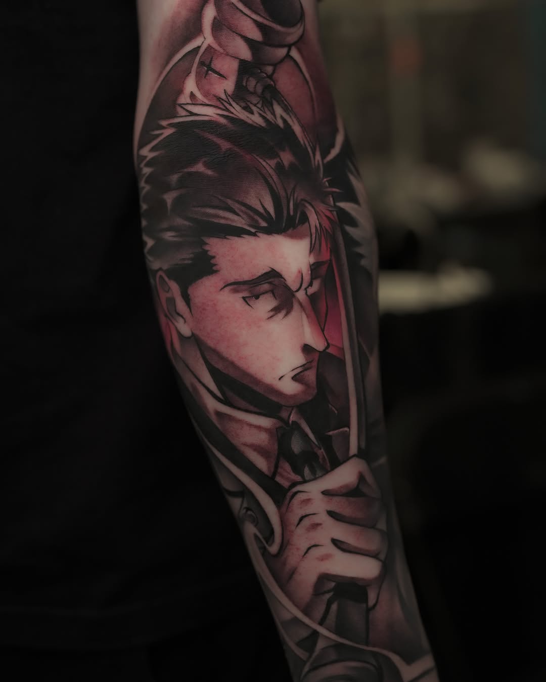 Tattoo by @hideaki.ink — anime