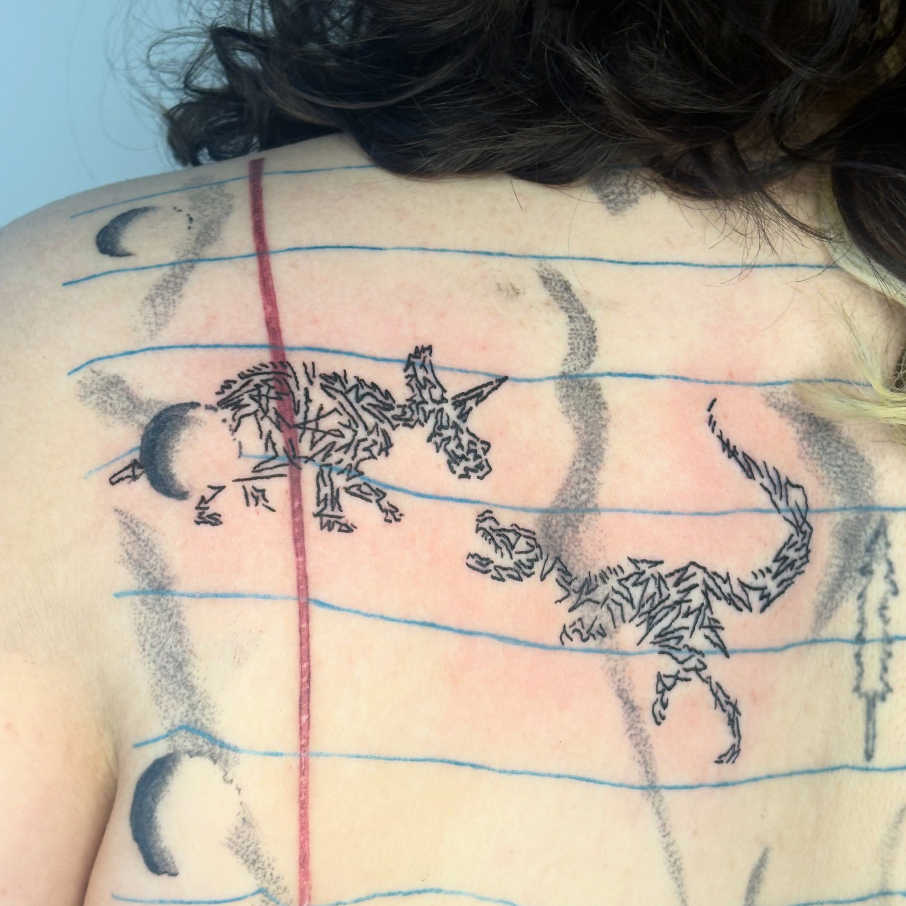 Tattoo by @seayalaterpirate — black_and_grey