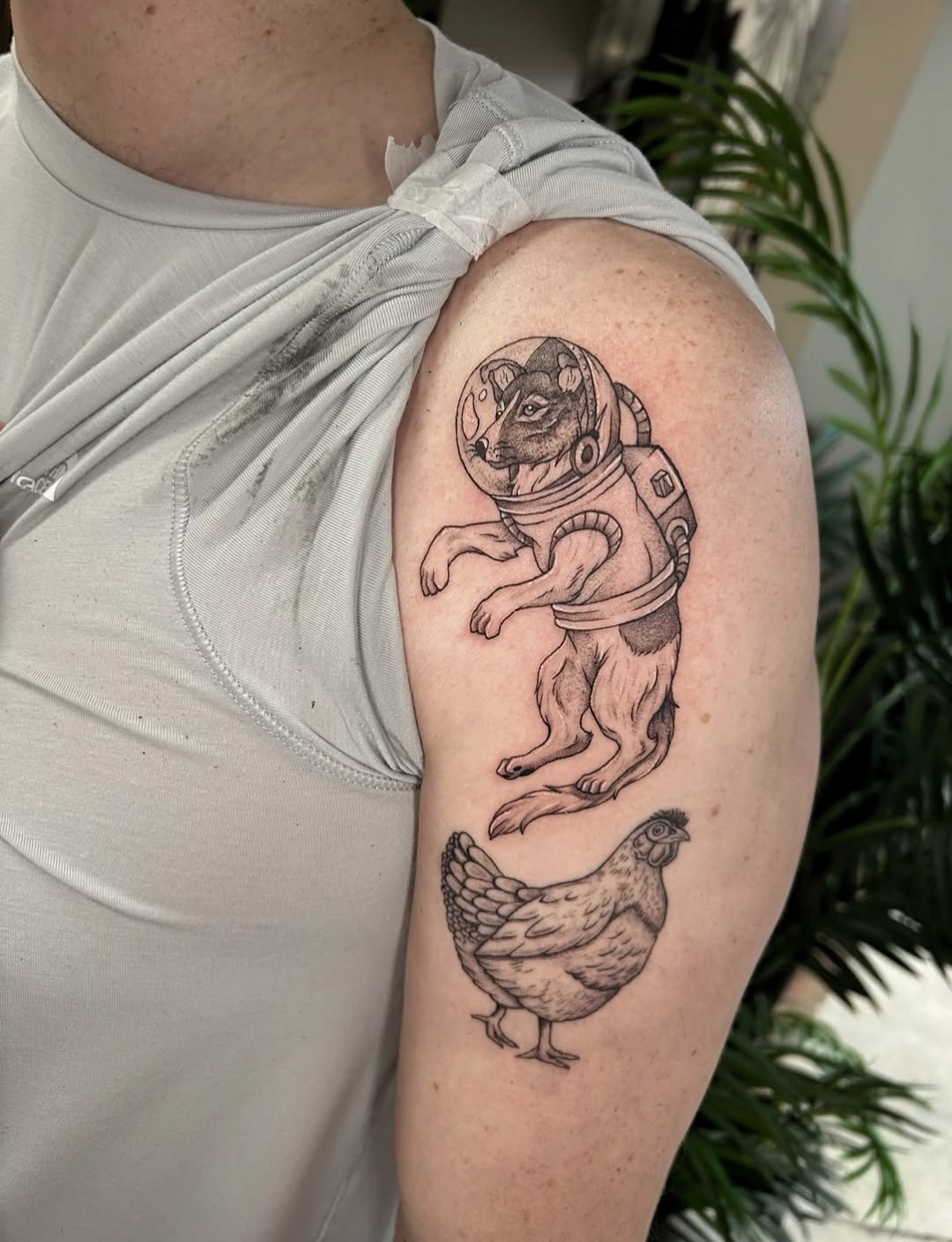 Tattoo by @saber_tooth_tattoo — black_and_grey, illustrative
