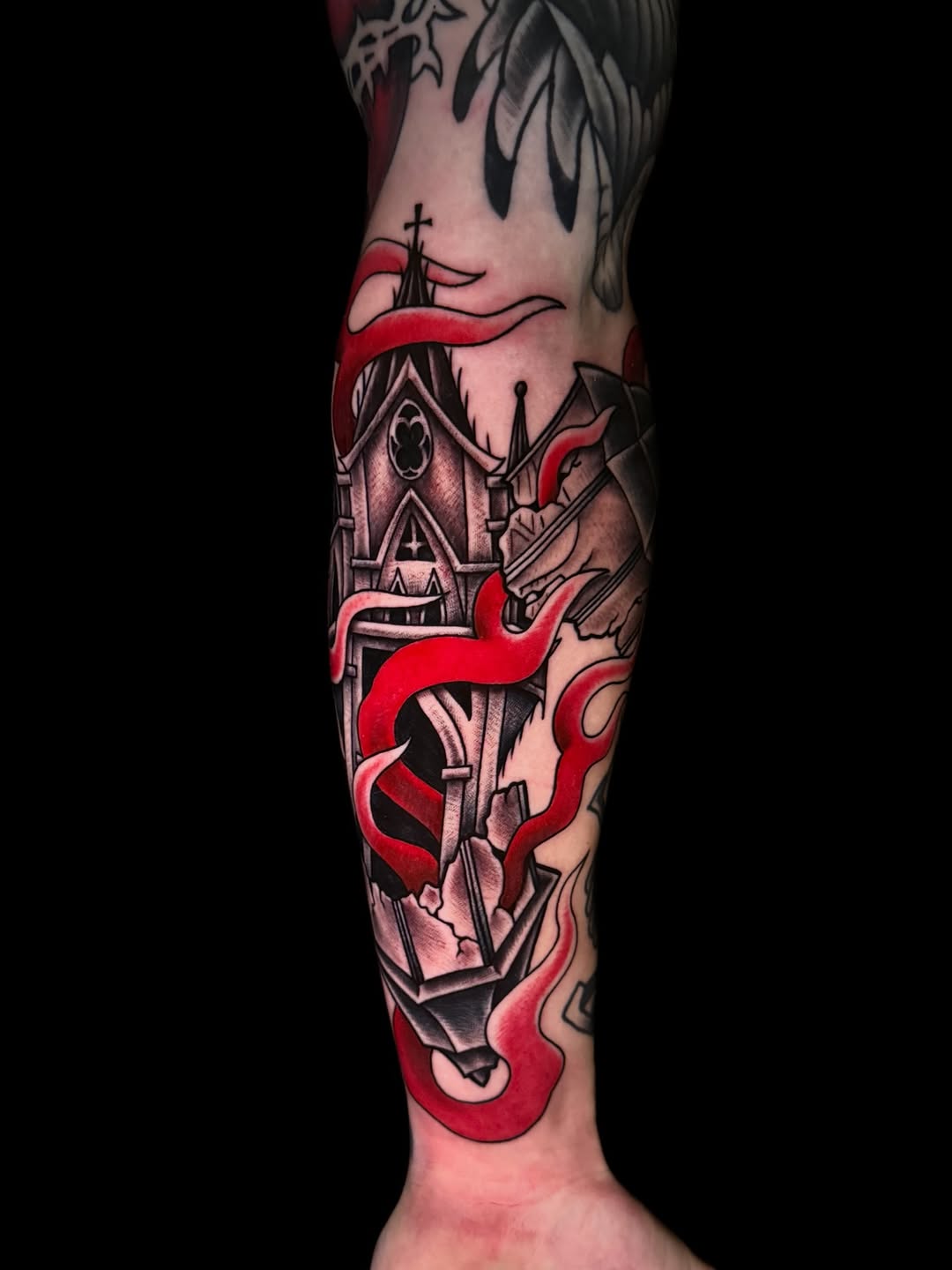 Tattoo by @art_on_skin_dp — dark_realism, blackwork