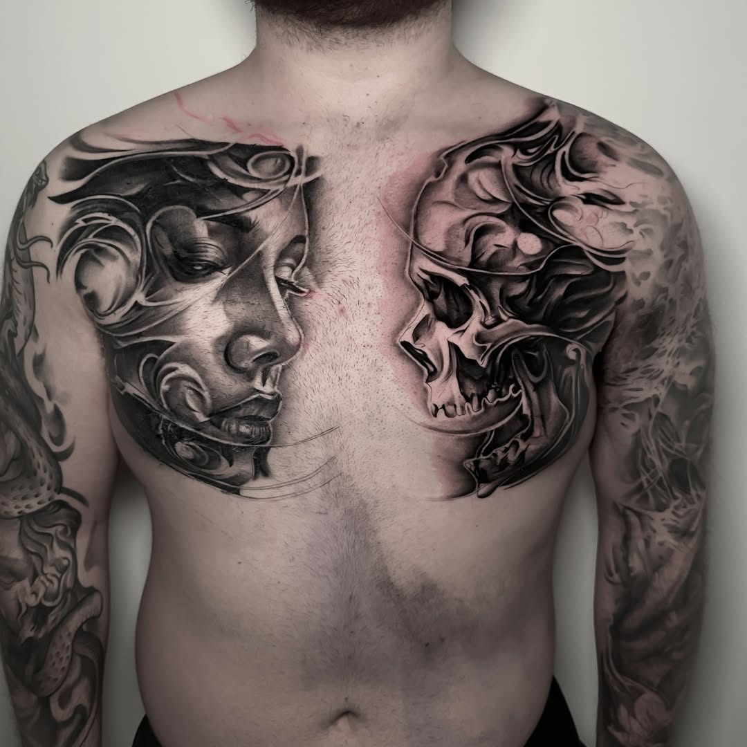 Tattoo by @rawb_tattoos — black_and_grey, realism