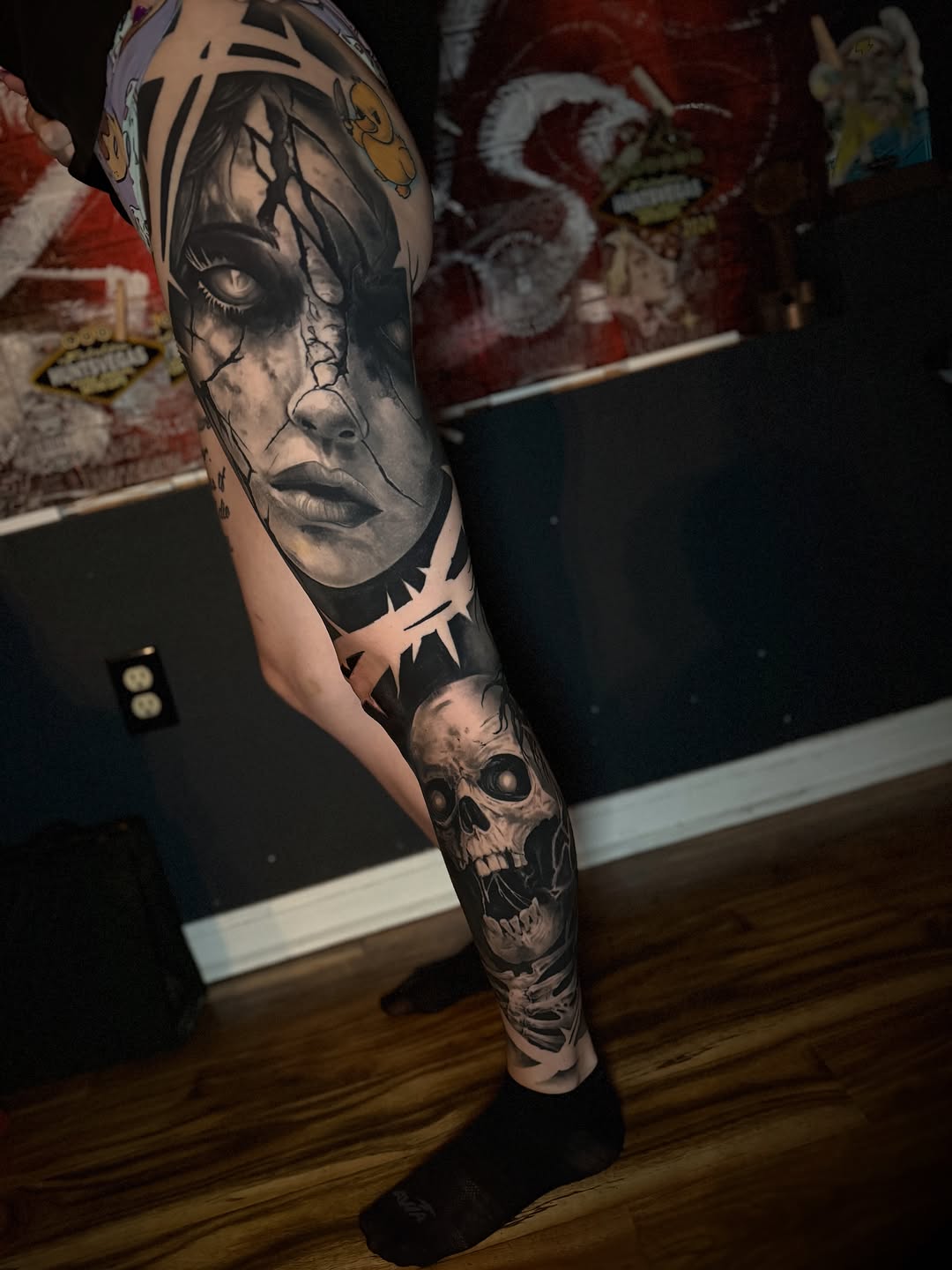 Tattoo by @artoftucker — realism, black_and_grey