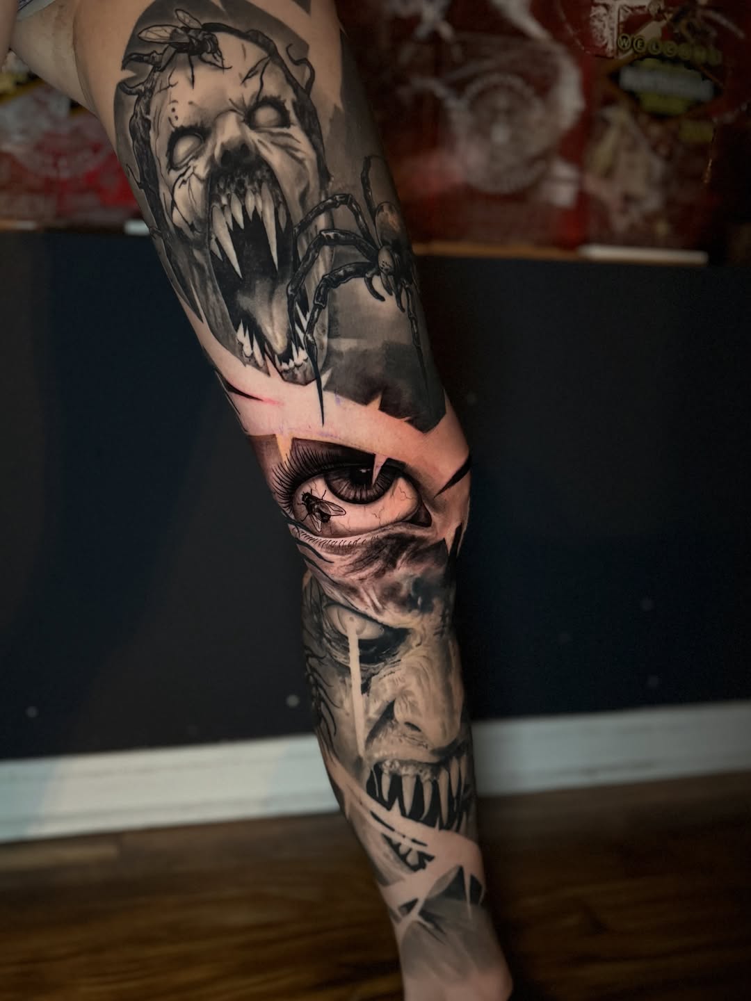 Tattoo by @artoftucker — dark_realism, black_and_grey