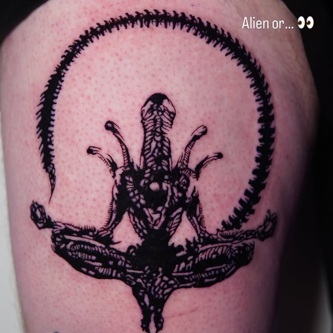 Tattoo by @moe_tatts β blackwork, dark_realism