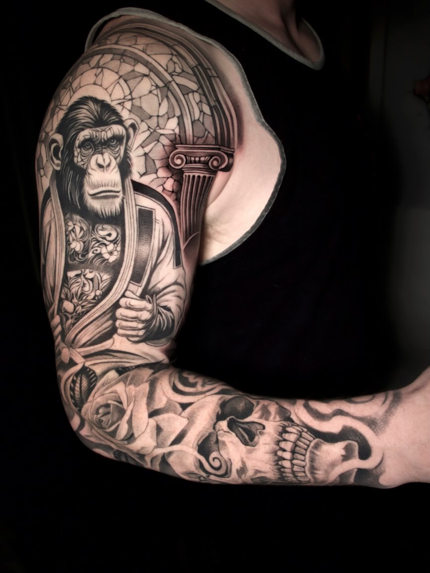 Tattoo by @marklemaytattoos_ — realism, black_and_grey