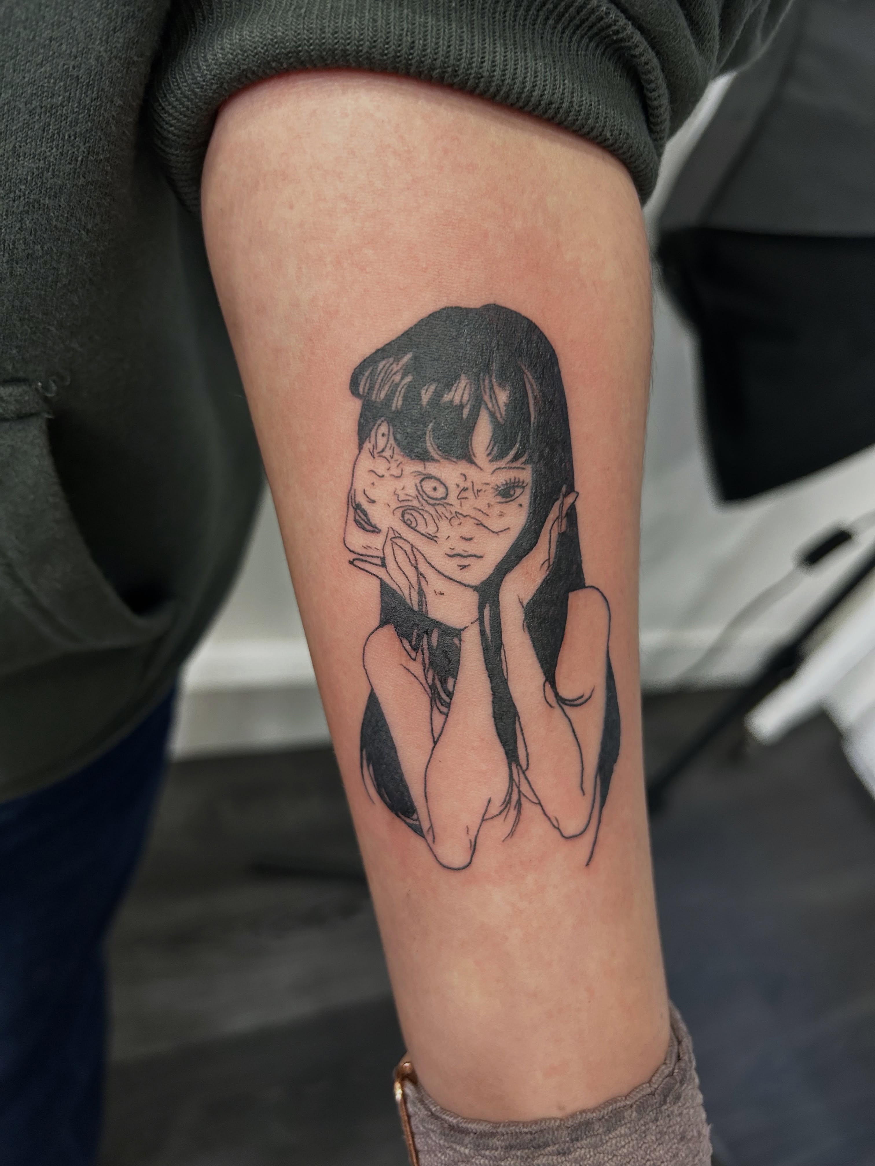 Tattoo by @bria.tattoos — black_and_grey, realism
