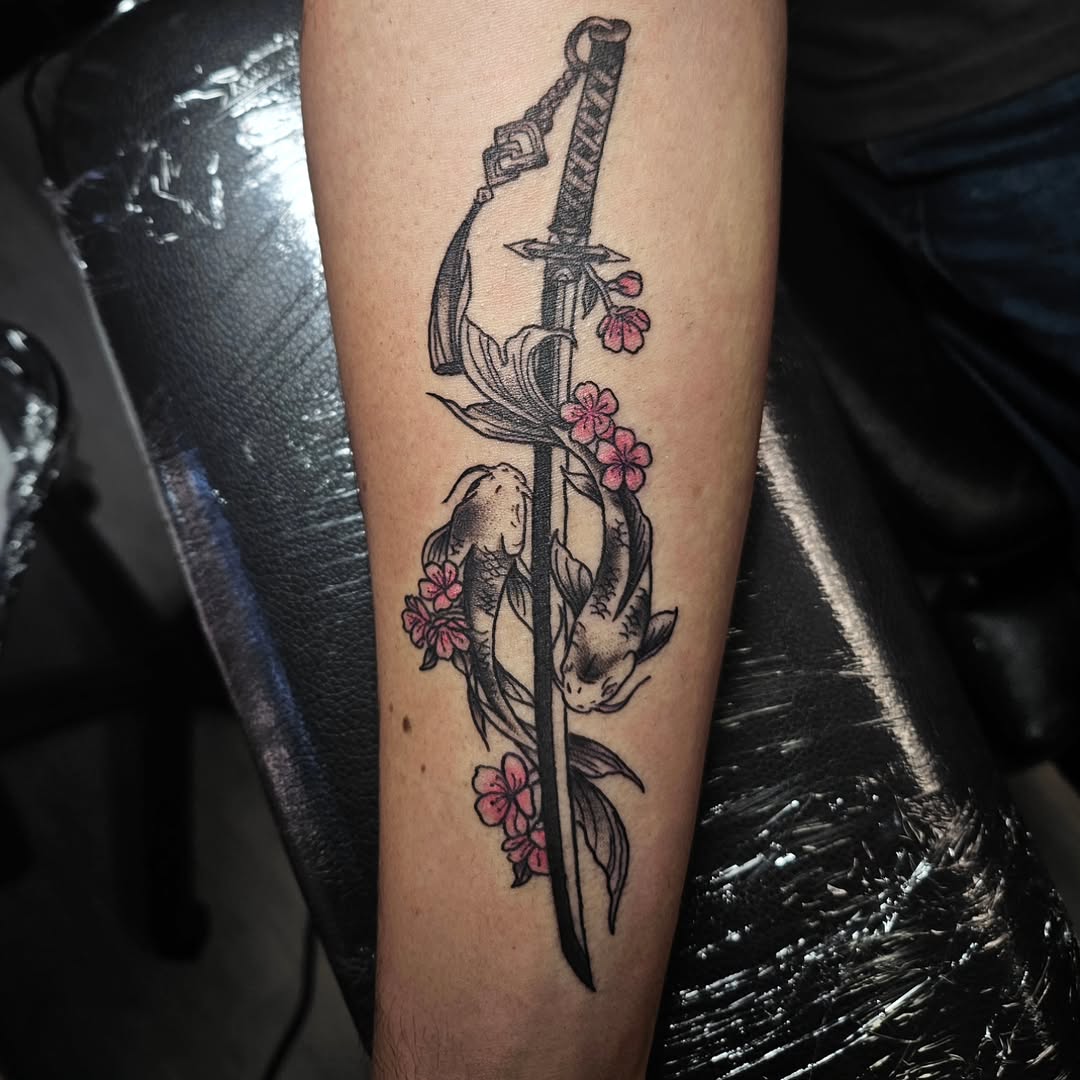 Tattoo by @babyghoul_inked — japanese_irezumi, fine_line