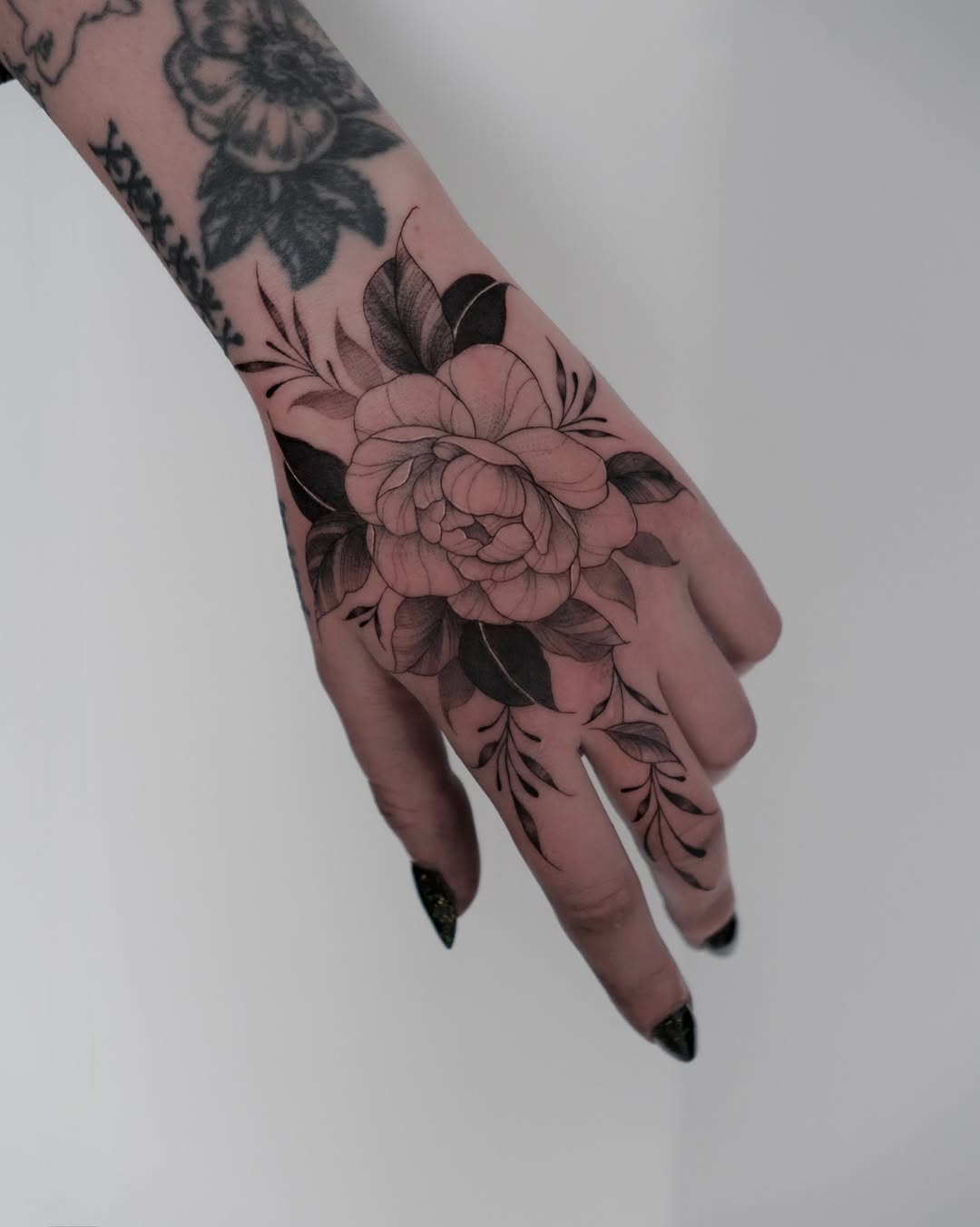Tattoo by @whiskeyink.byhaley — fine_line, black_and_grey
