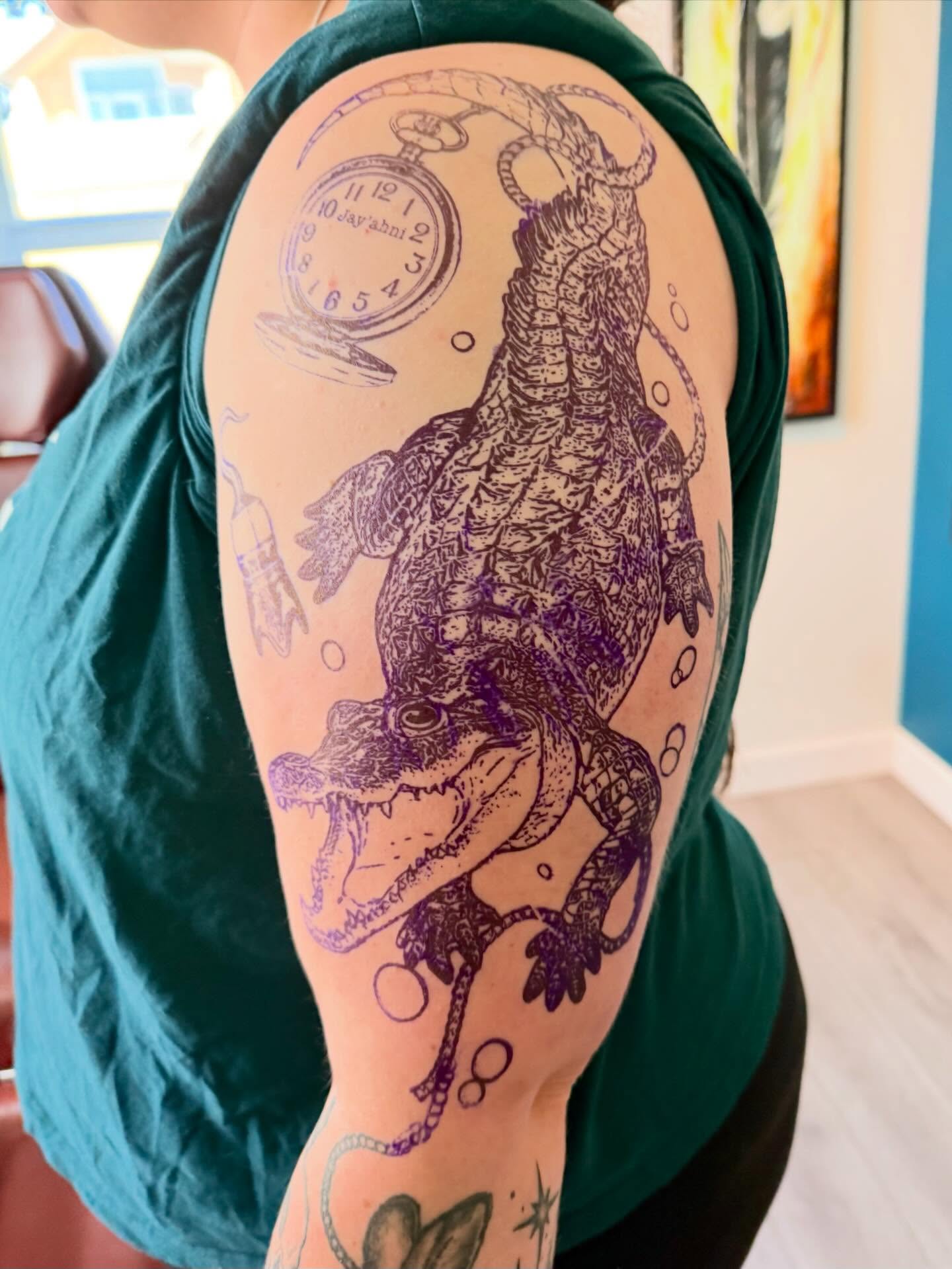 Tattoo by @milesbrowne — black_and_grey