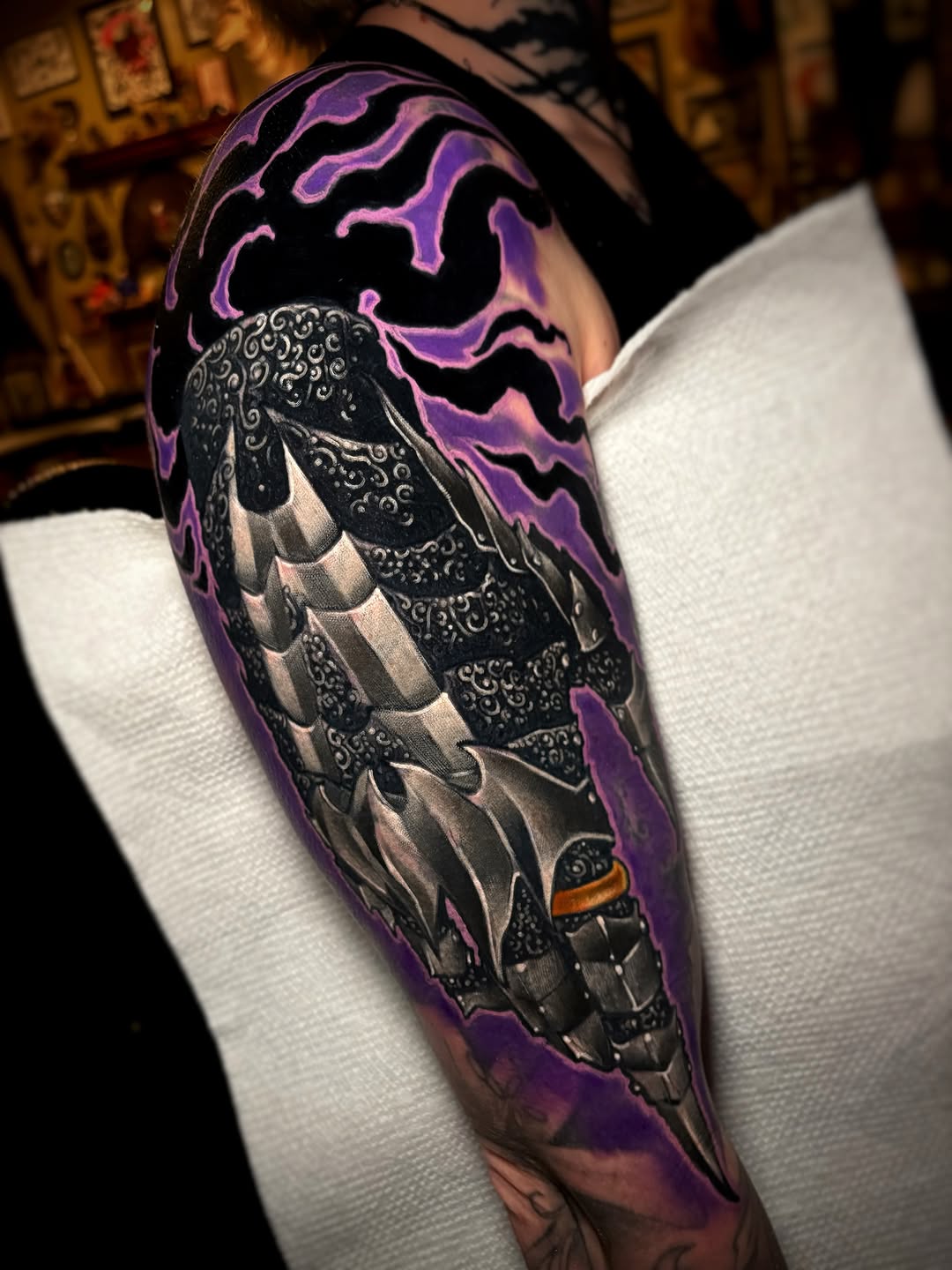 Tattoo by @jeffsaunderstattoo β realism, black_and_grey