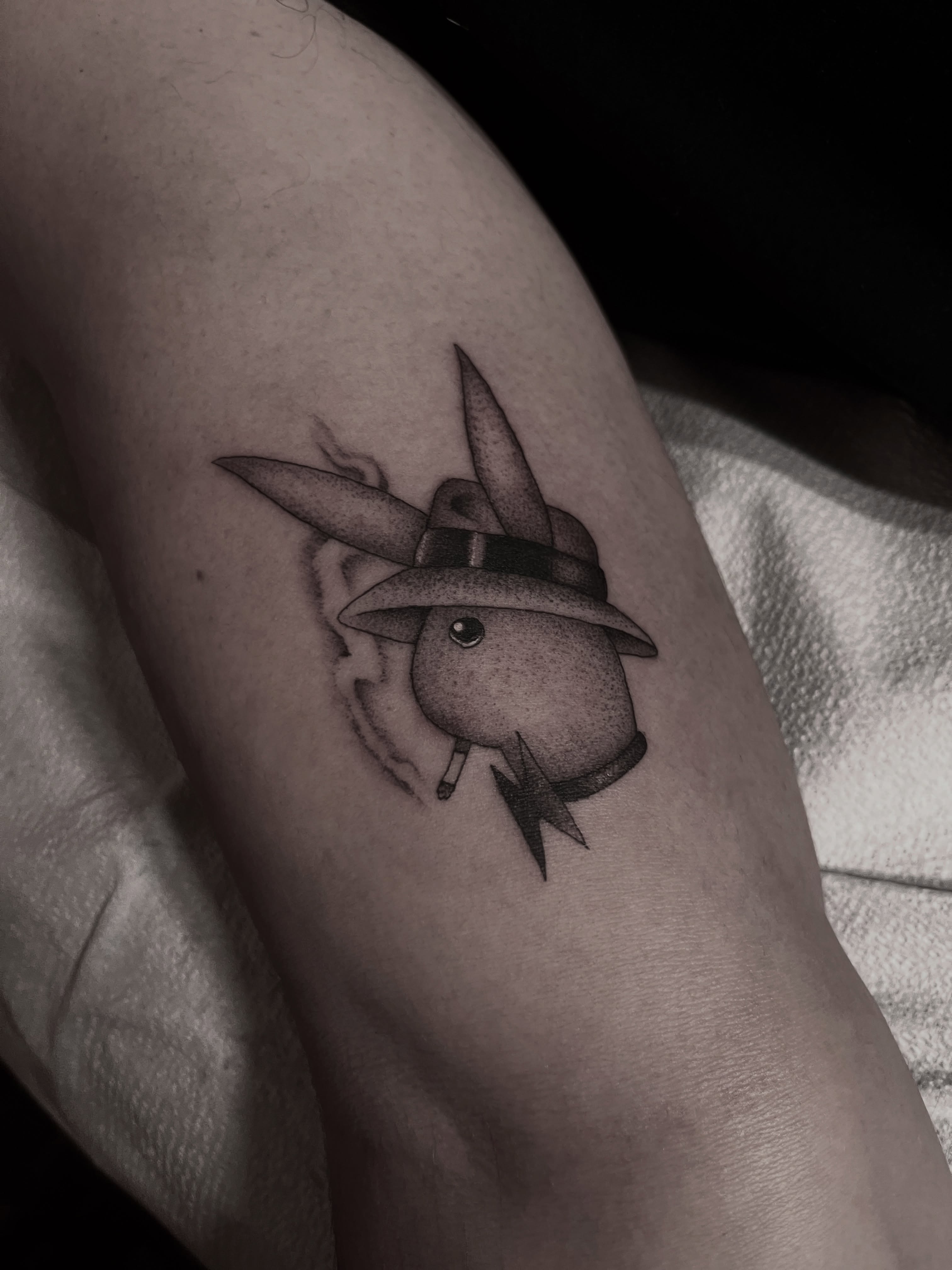 Tattoo by @dagger.eyes — dotwork