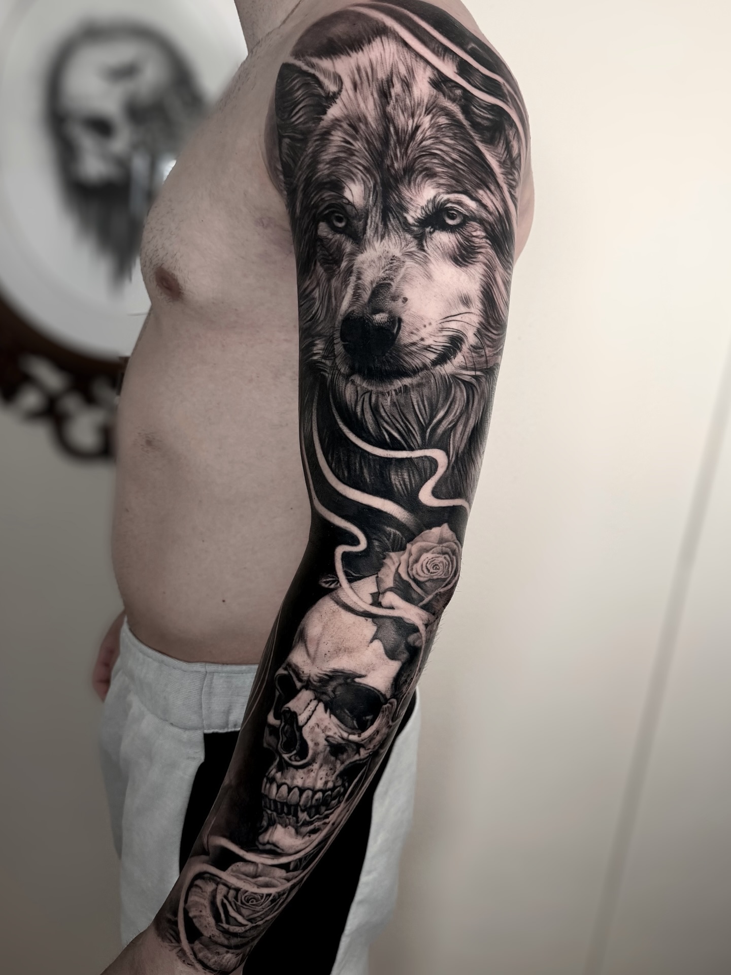 Tattoo work at Villain Arts – Houston