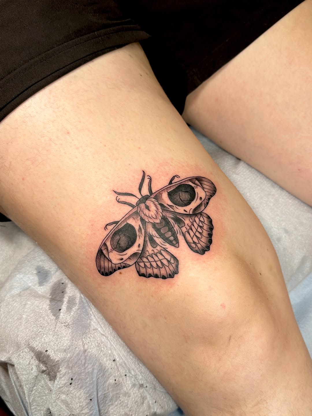Tattoo by @beaniethemeanietattoo — black_and_grey, realism