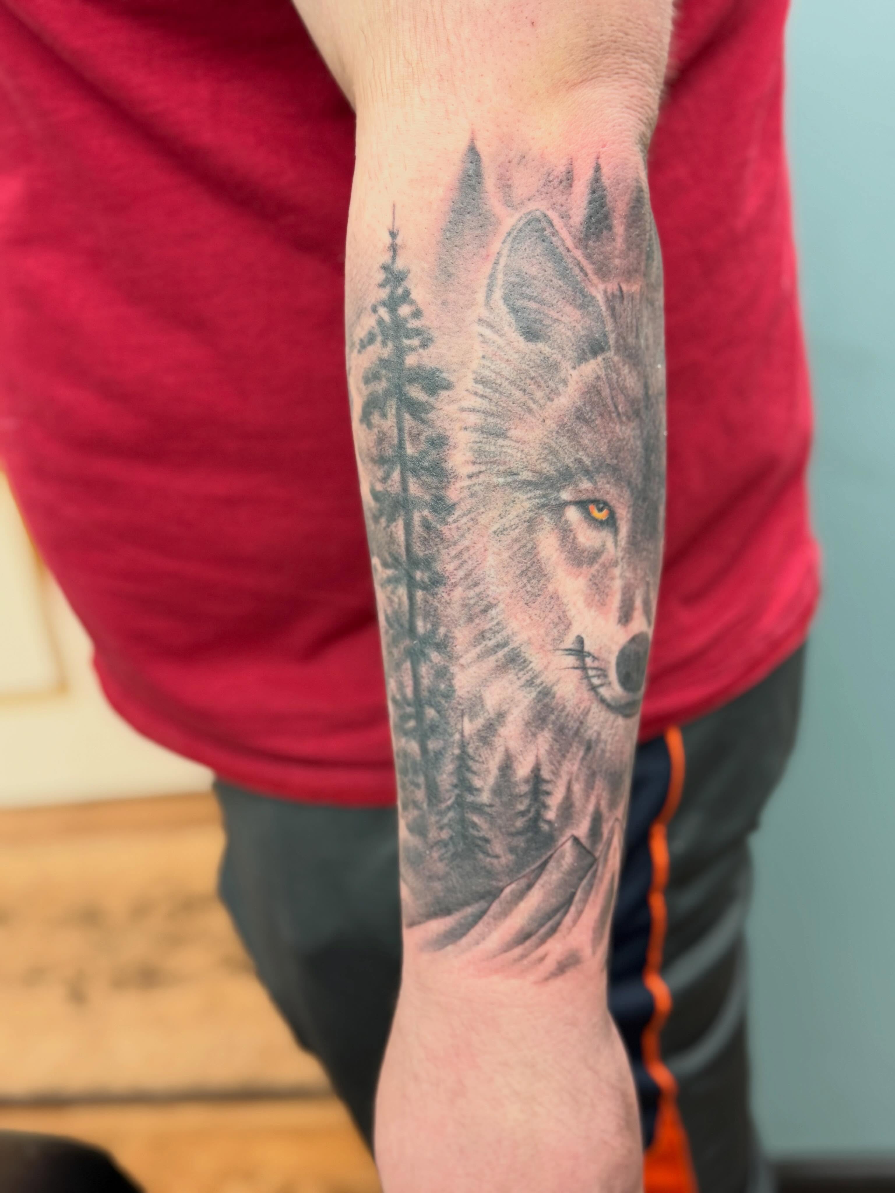 Tattoo by @tattoos_by_dustin — realism, black_and_grey