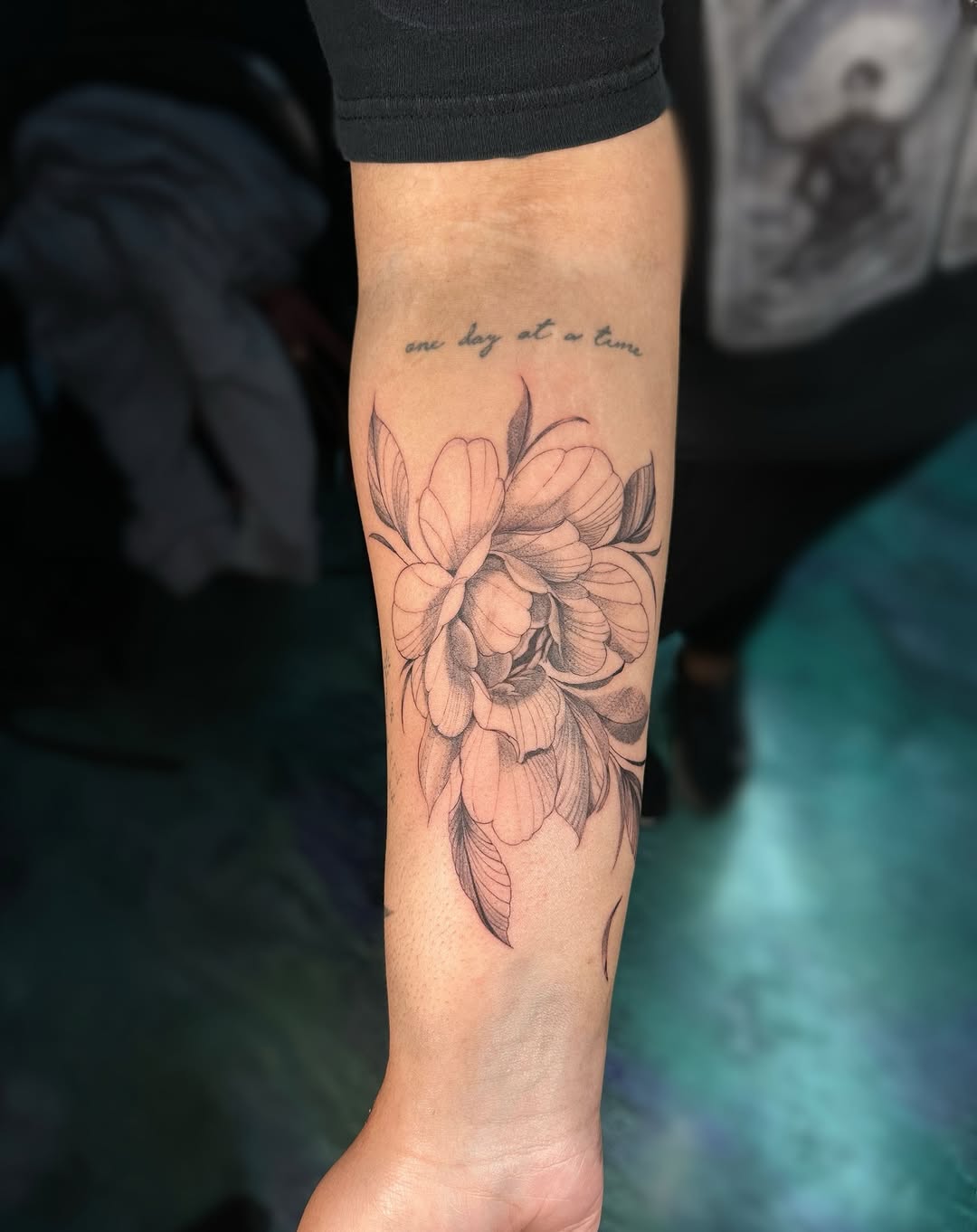 Tattoo by @inkbydonv β fine_line, black_and_grey