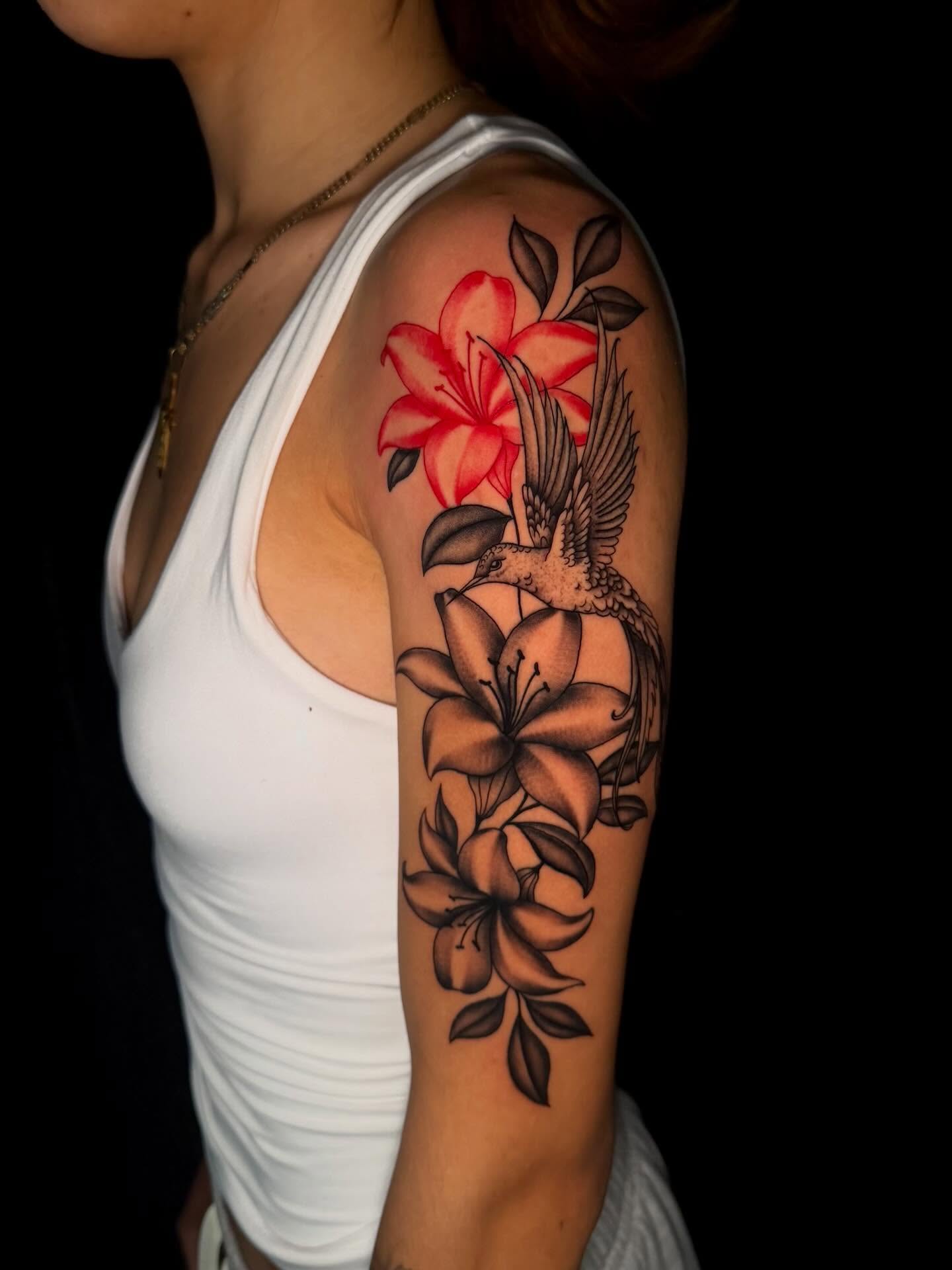 Tattoo by @markedbykris — black_and_grey