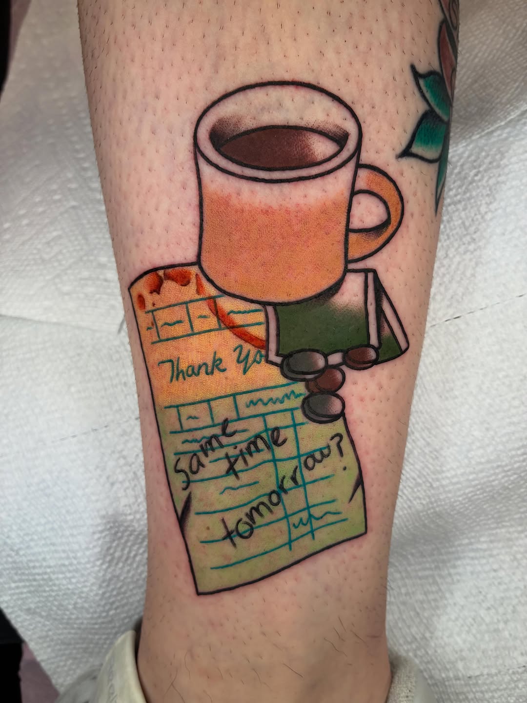 Tattoo by @amanda_deadly — new_school, lettering_script