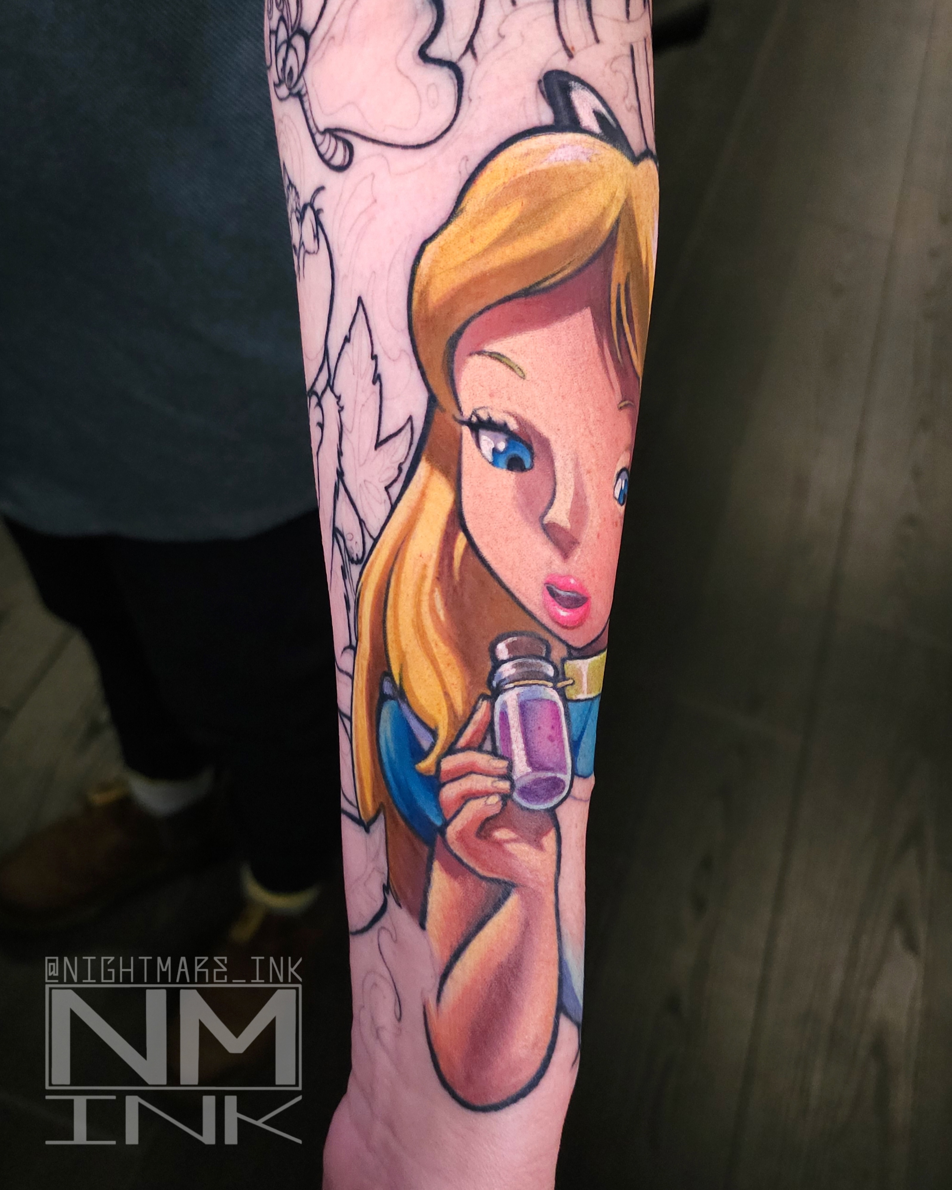 Tattoo by @nightmare_ink — anime
