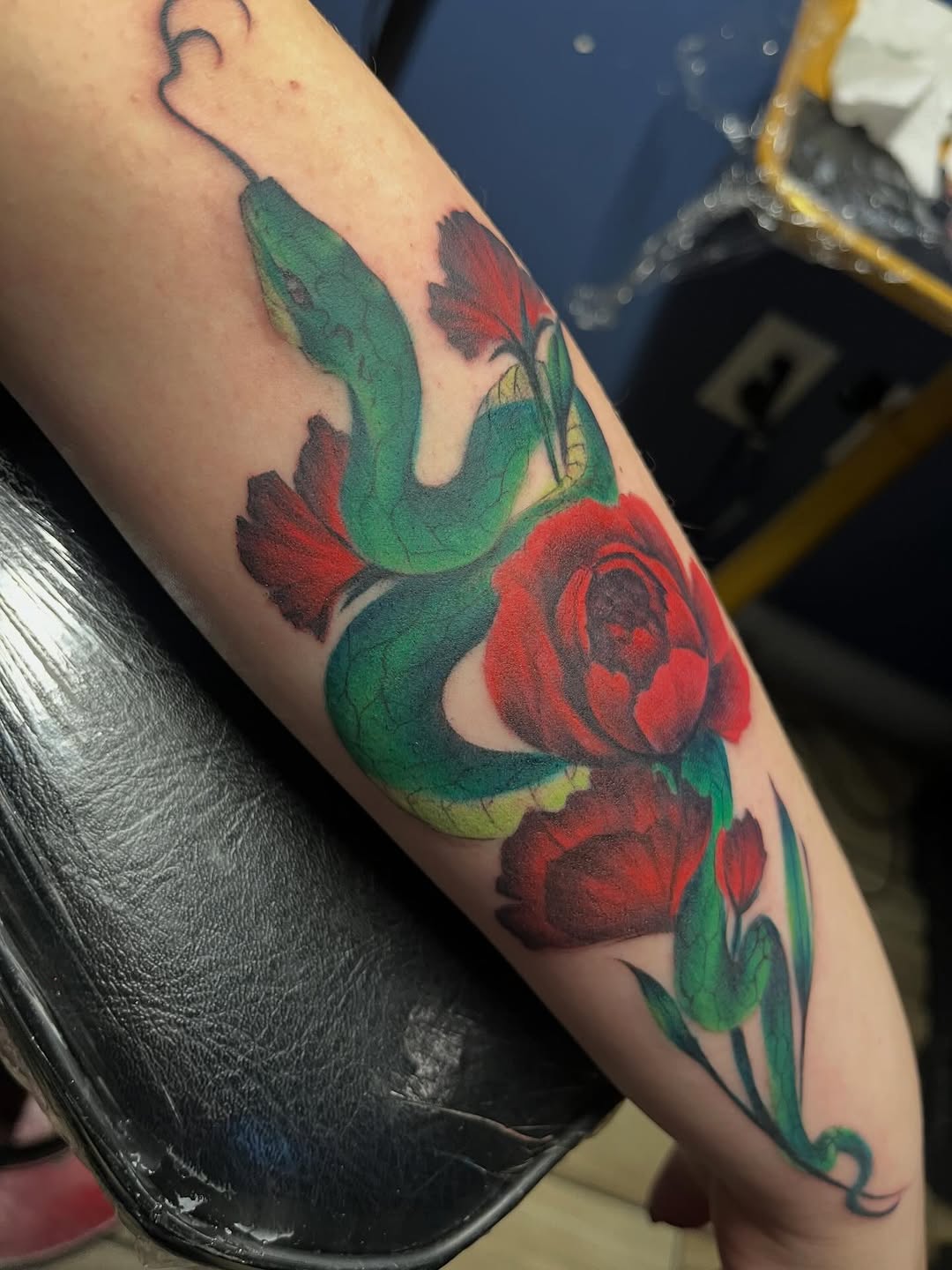 Tattoo by @jordanmtattoo — realism, neo_traditional