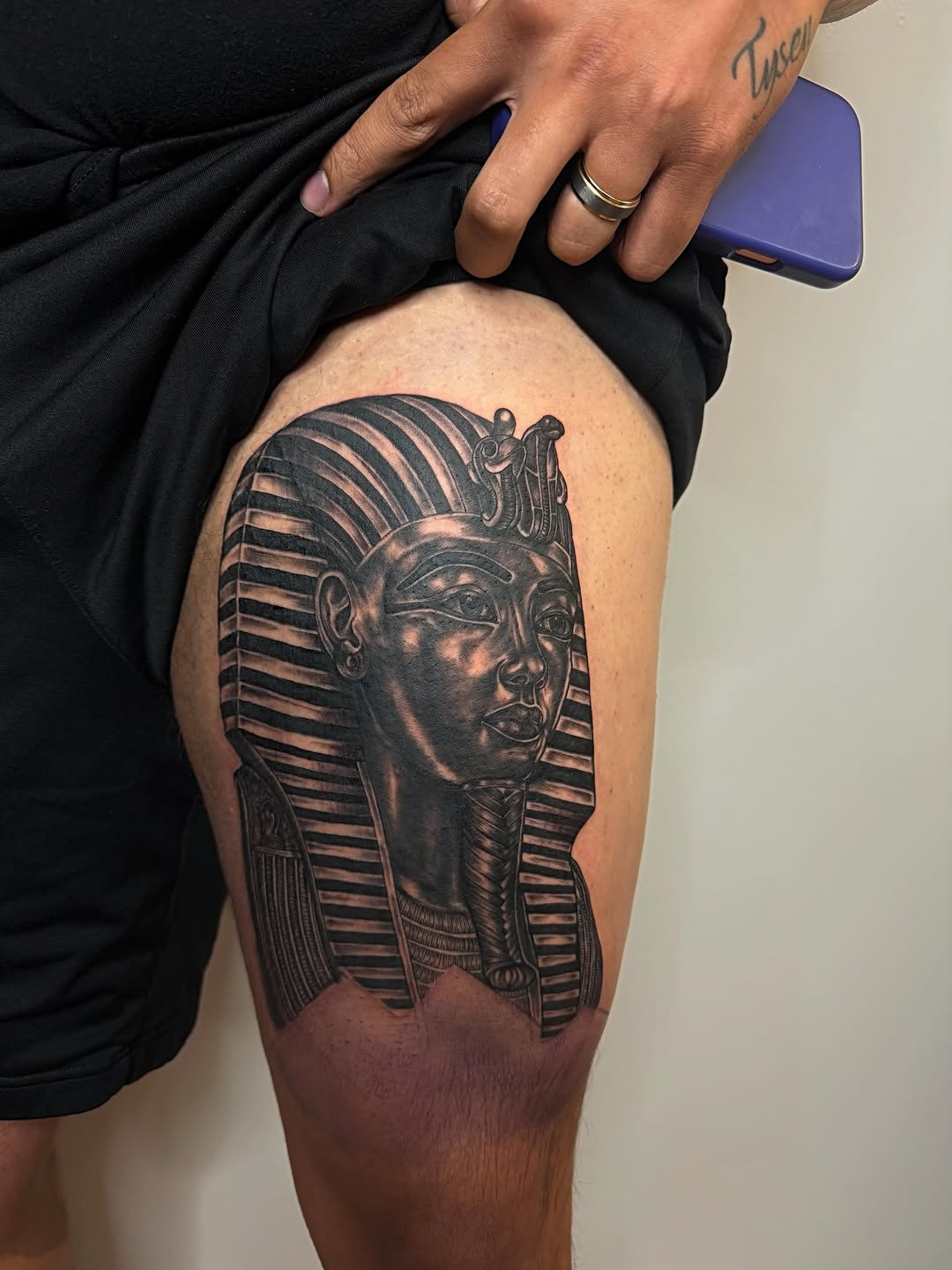 Tattoo by @inkbymercury — realism, black_and_grey