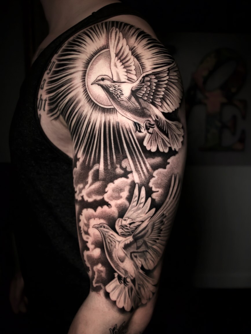 Tattoo by @marklemaytattoos_ — realism, black_and_grey