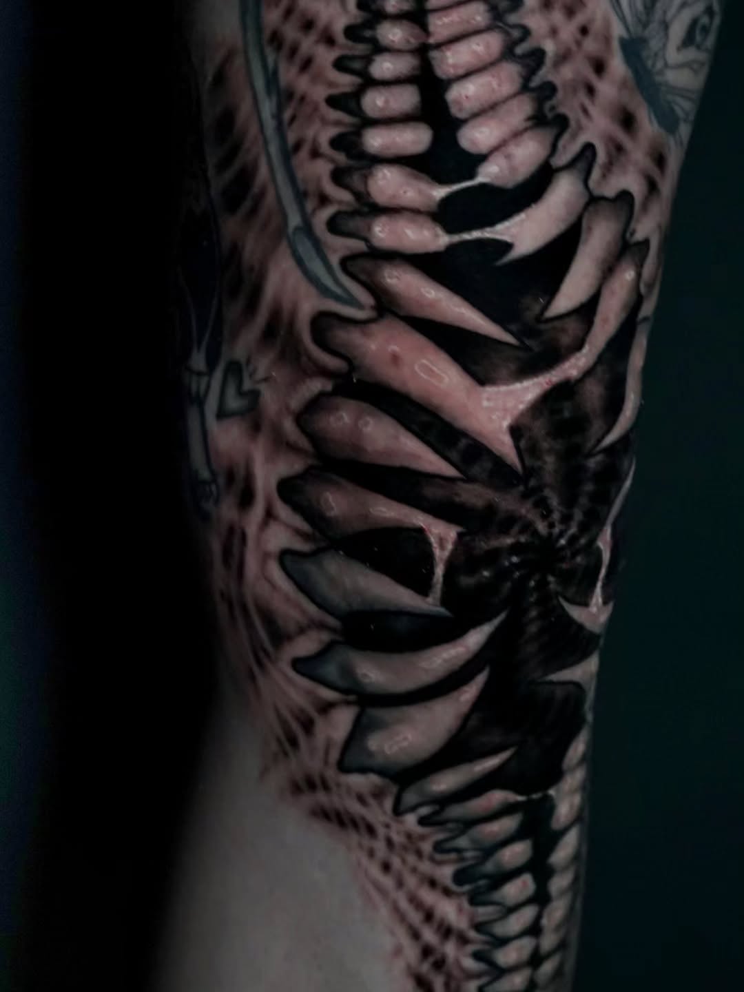 Tattoo by @dredd_tattoos — realism, dark_realism
