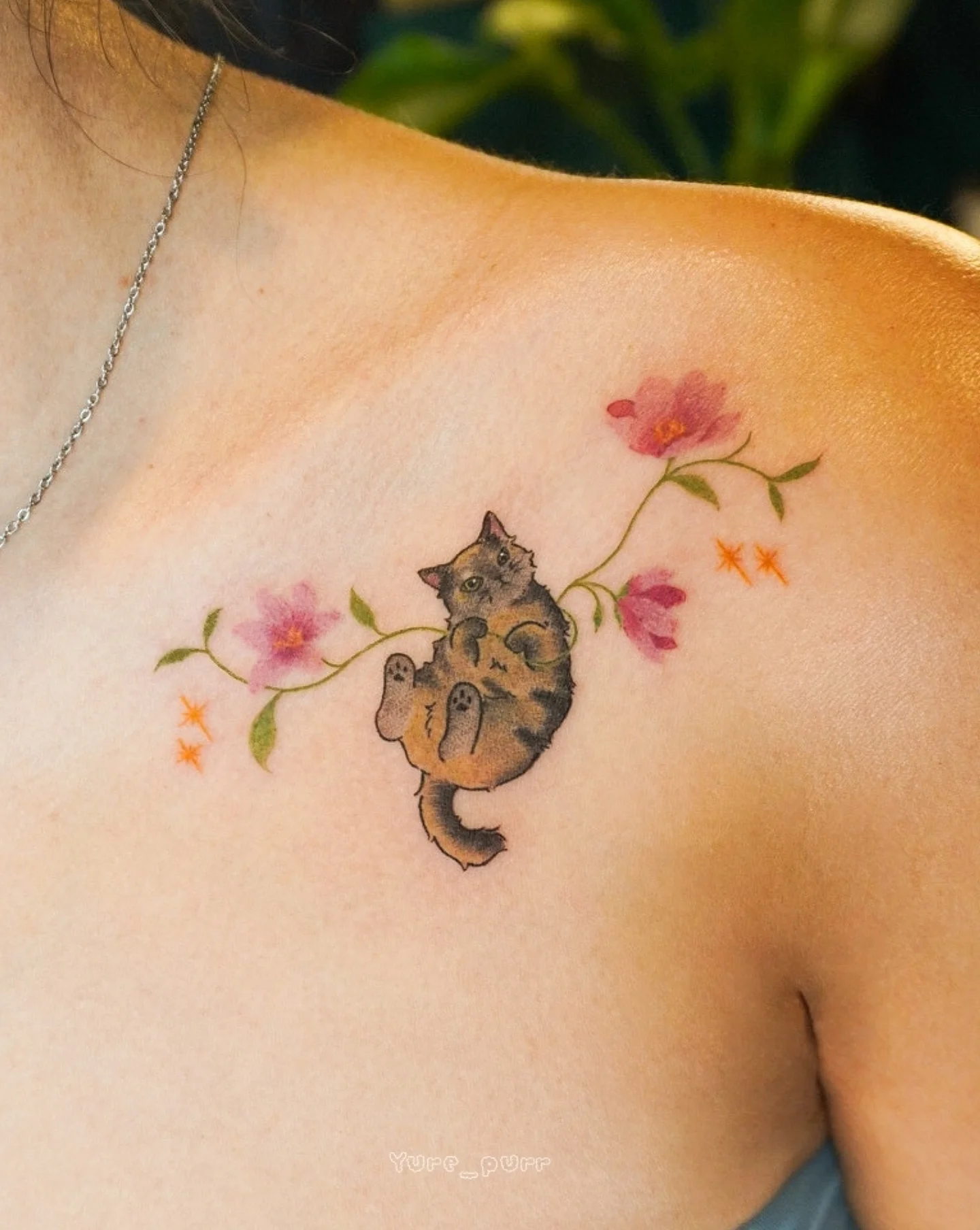 Tattoo by @yure_purr β watercolor