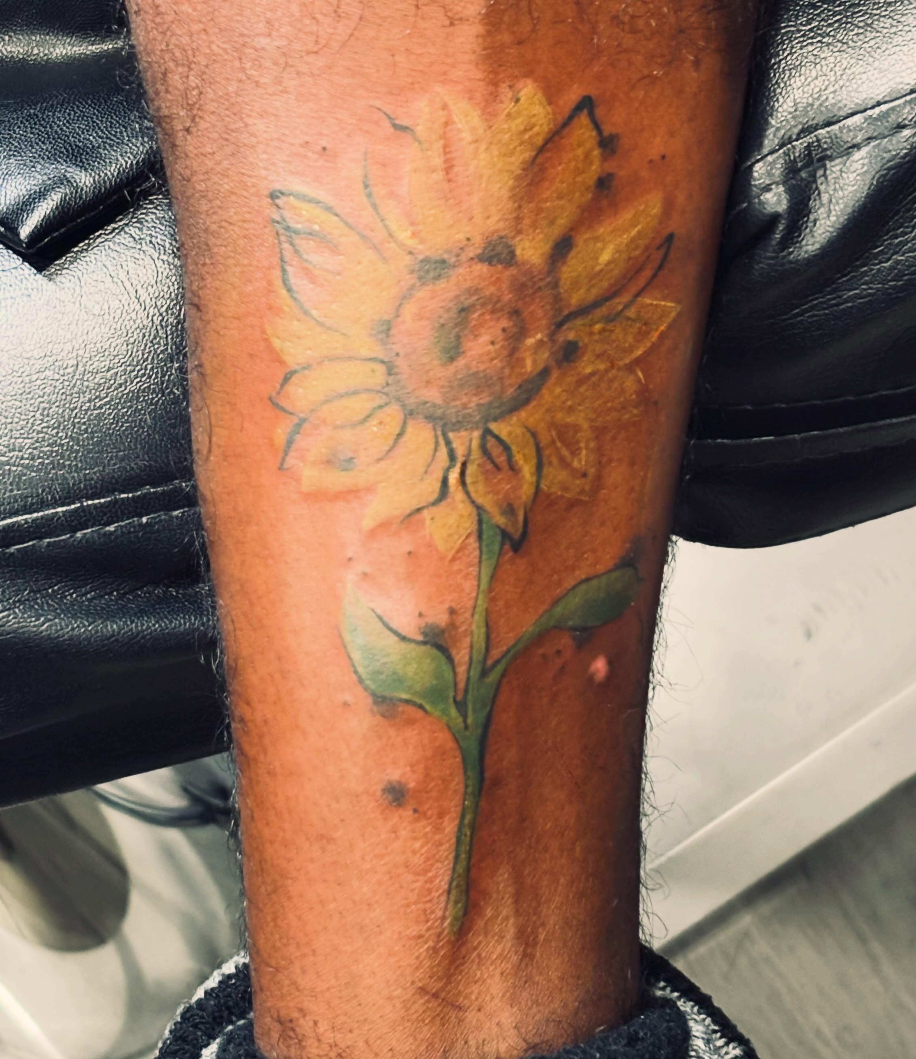 Tattoo by @_stabbygabby — watercolor