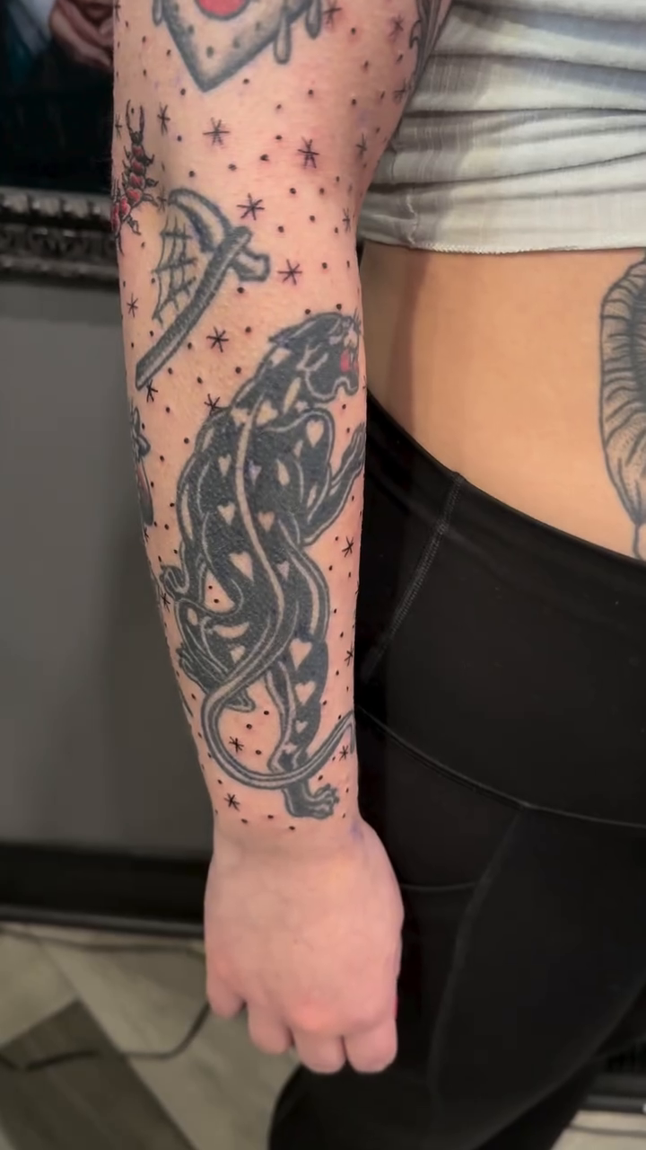 Tattoo by @davepotavin — american_traditional, black_and_grey