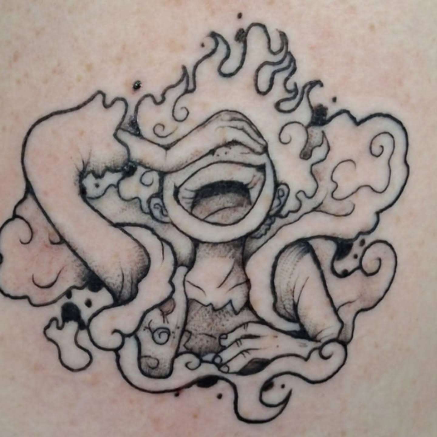 Tattoo by @beardedmoney — black_and_grey