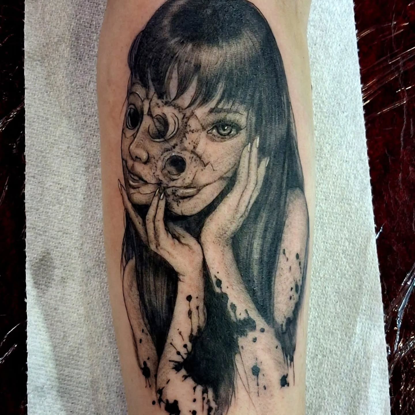 Tattoo by @beardedmoney — surrealism