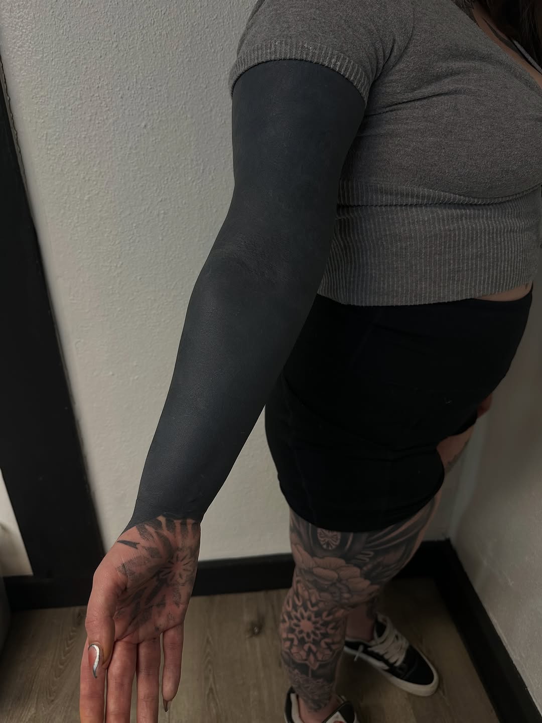 Tattoo by @tonybolony20 — blackwork