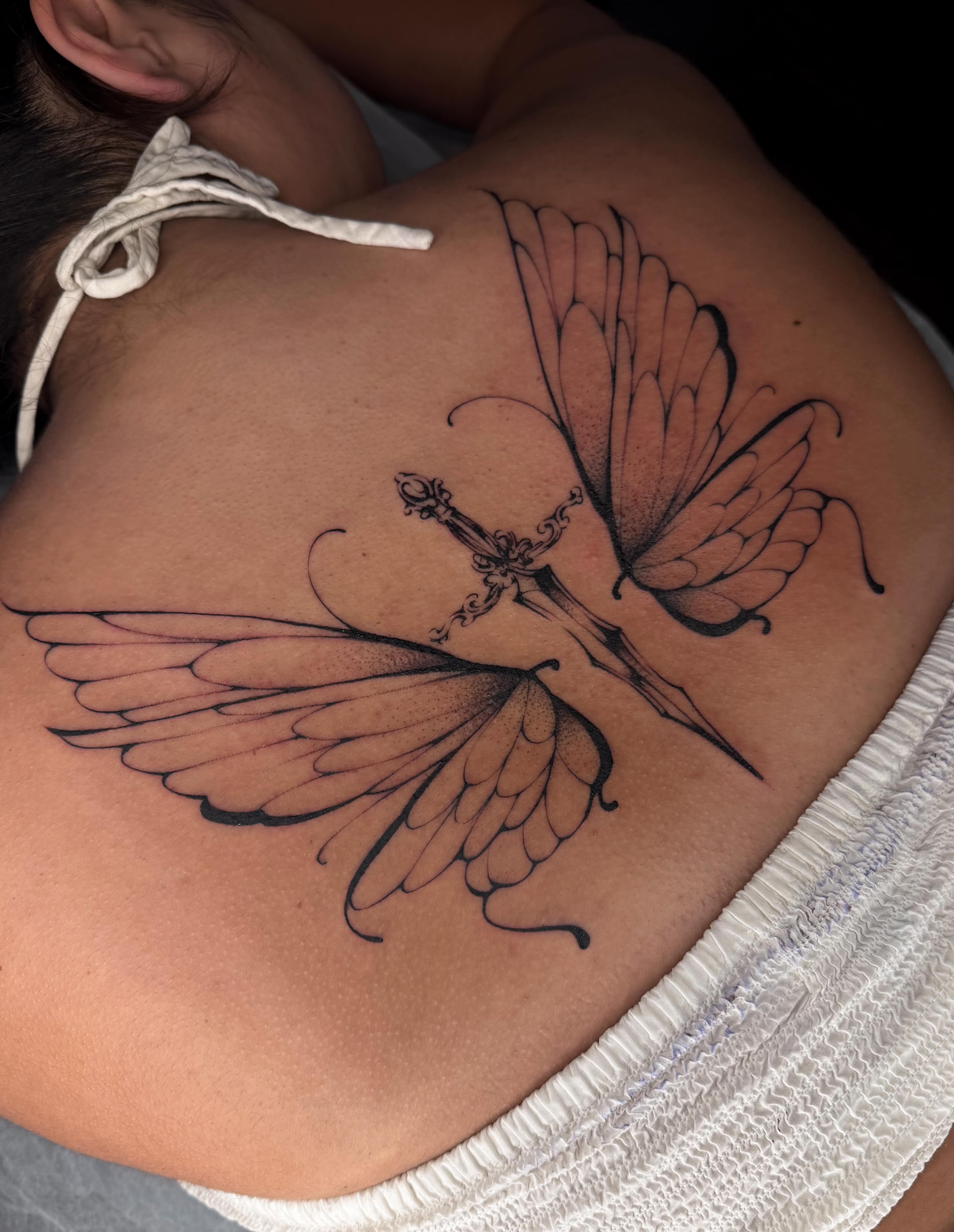 Tattoo by @maggieangulotattoo — black_and_grey