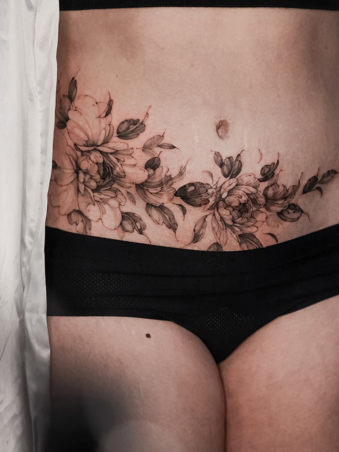 Tattoo by @merry_tattoo — fine_line, black_and_grey