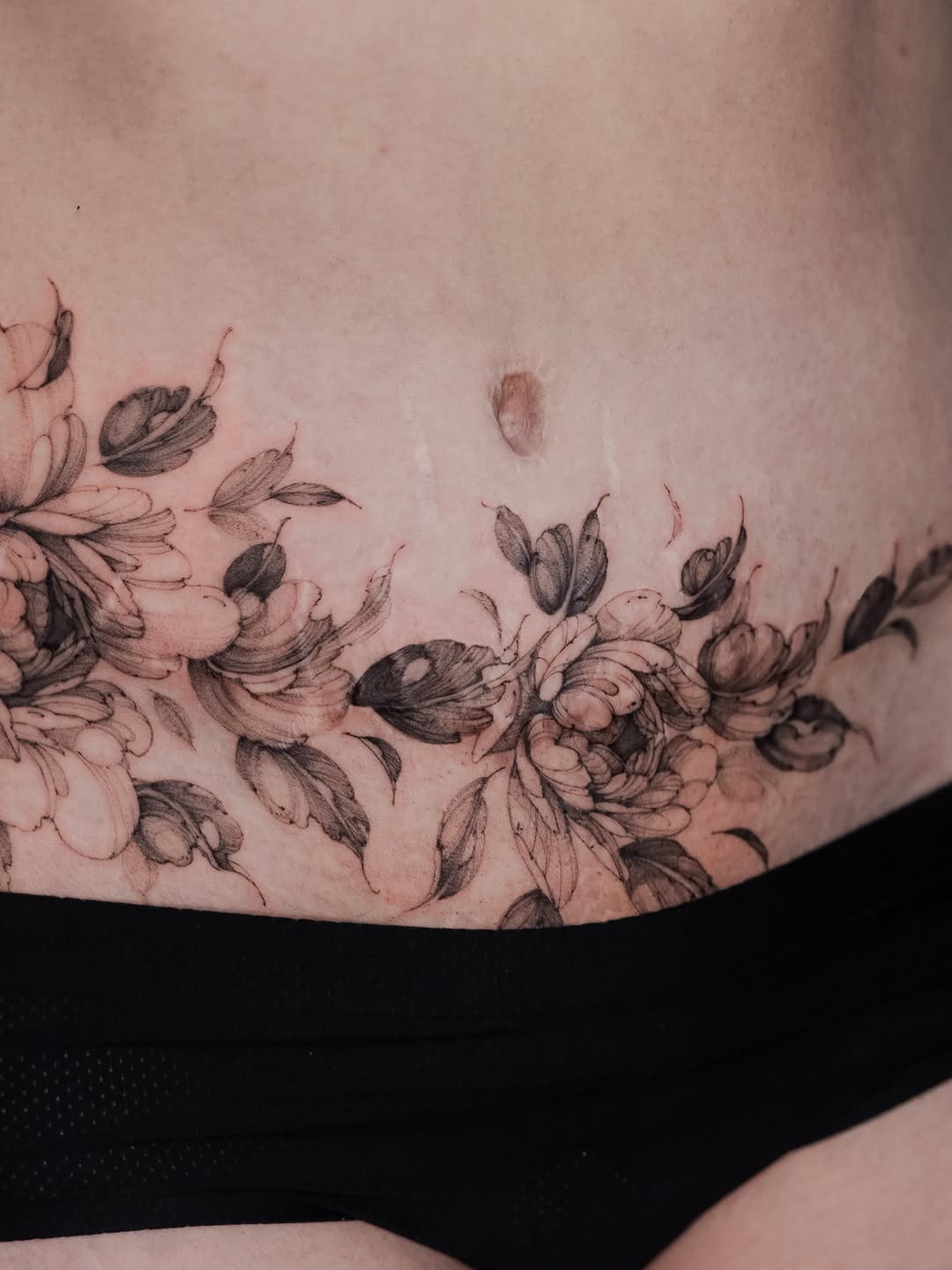 Tattoo by @merry_tattoo — fine_line, black_and_grey
