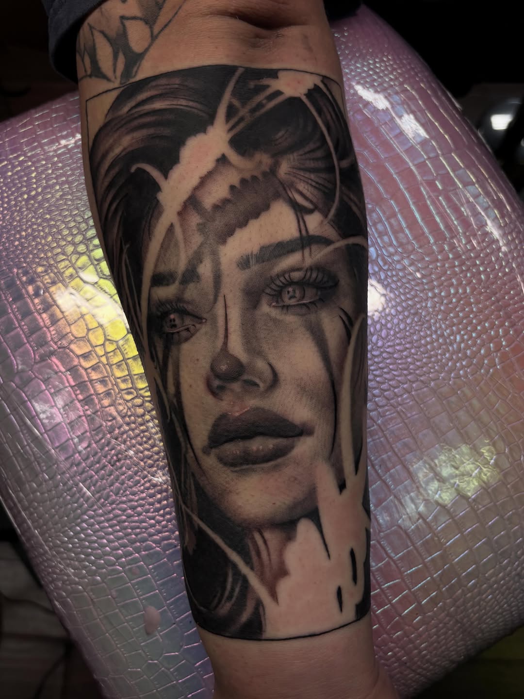 Tattoo by @inked.mami702 — realism, black_and_grey