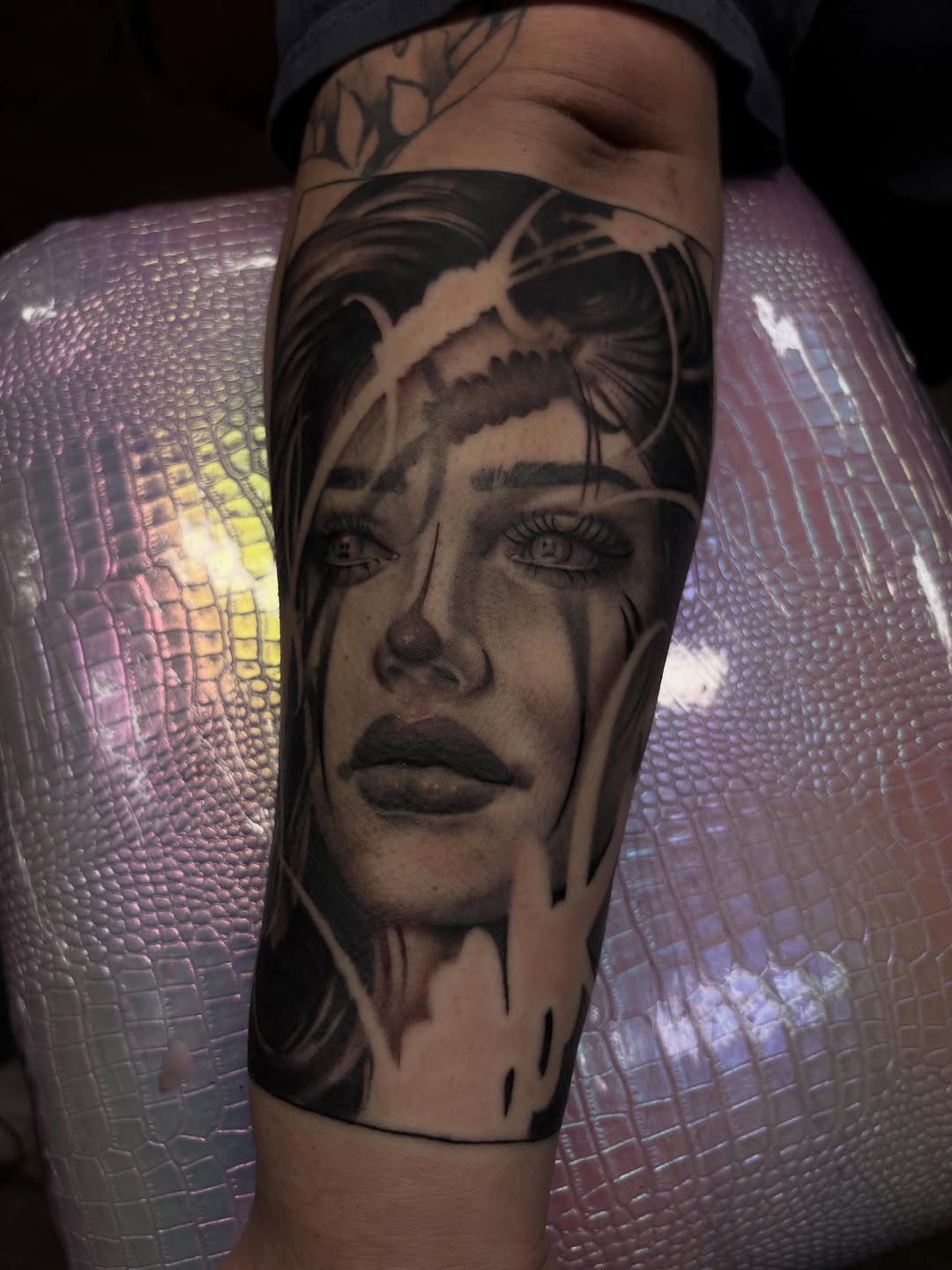 Tattoo by @inked.mami702 — realism, black_and_grey