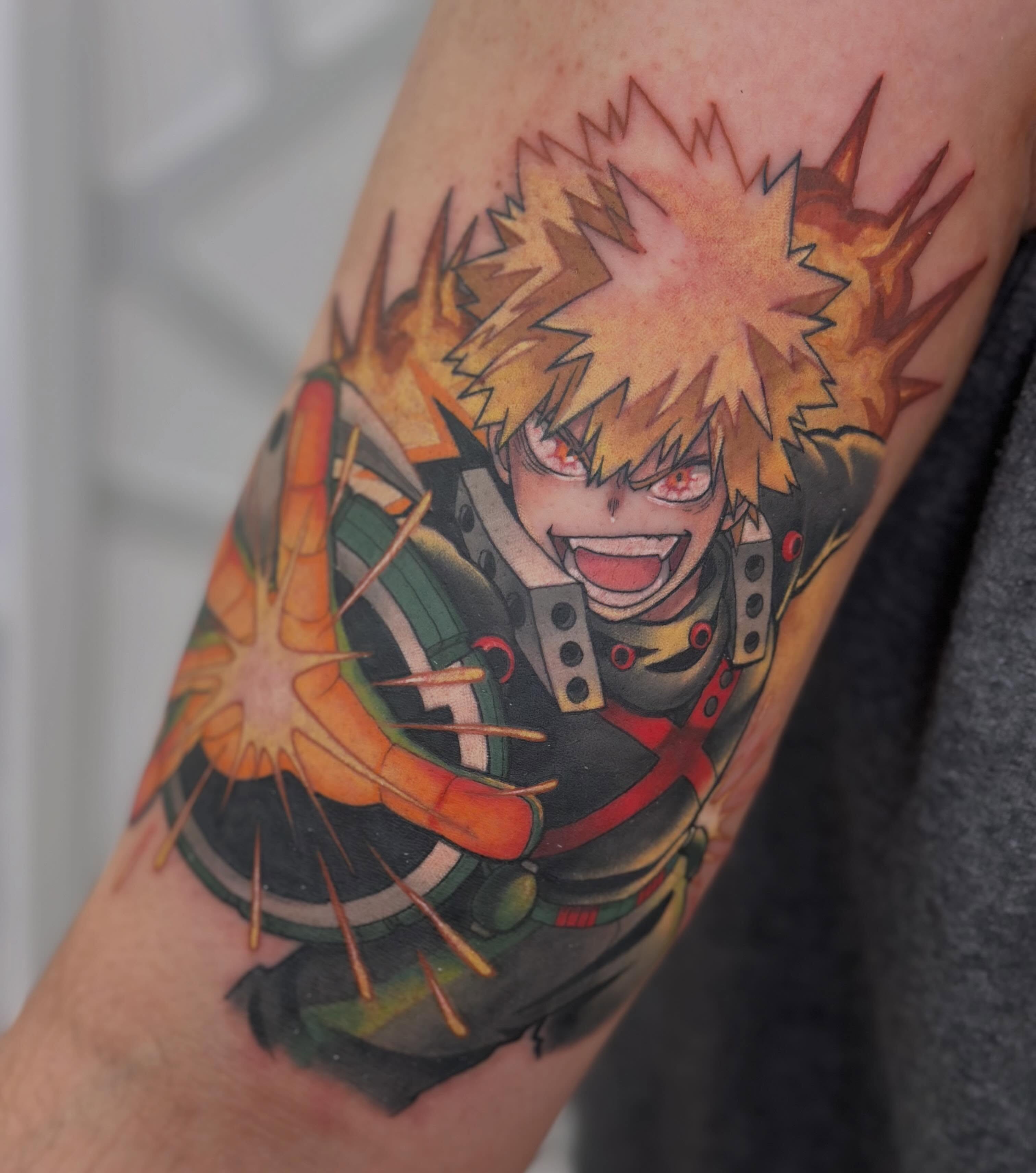 Tattoo by @jerritattoos — anime