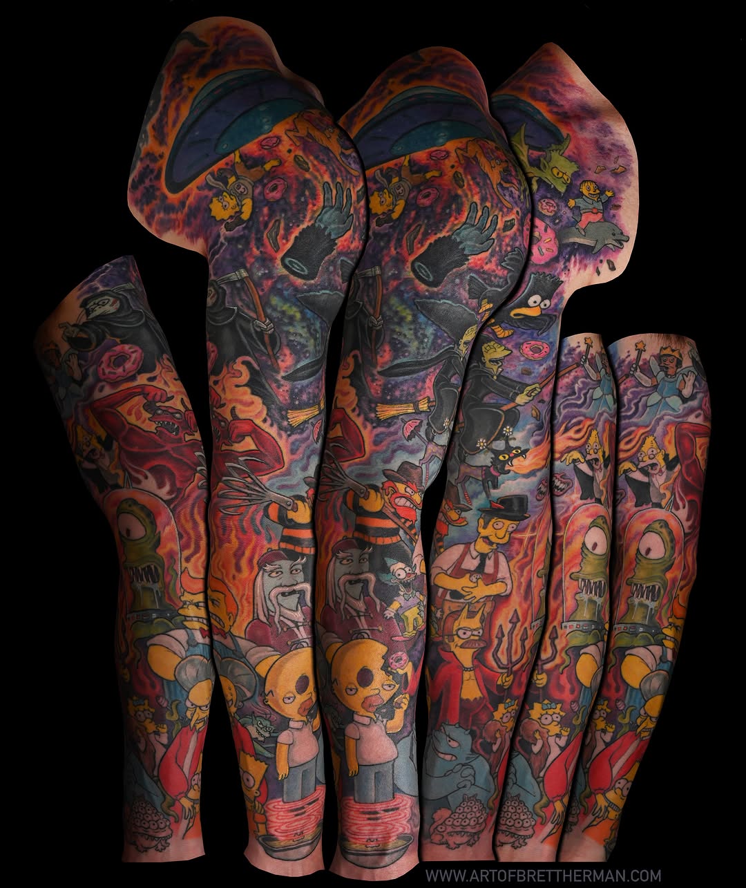 Tattoo by @brettherman — new_school, anime