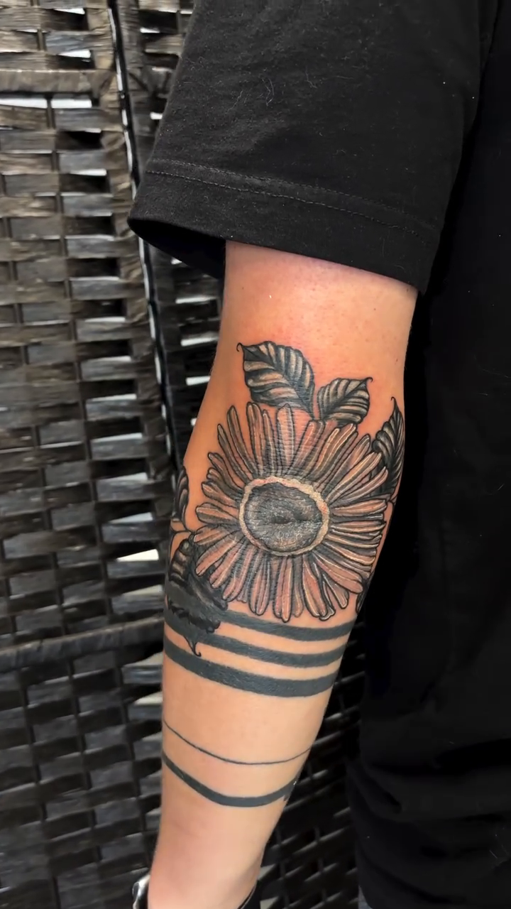Tattoo by @brittanytattoome — black_and_grey, fine_line