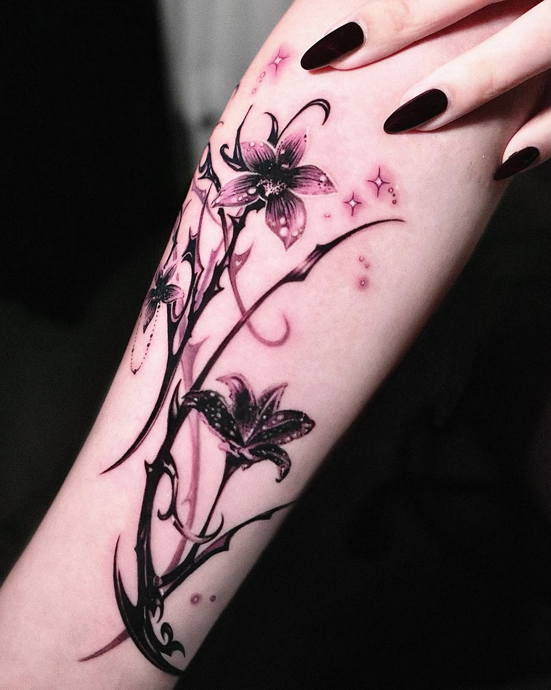 Tattoo by @yoda_ink — fine_line, black_and_grey