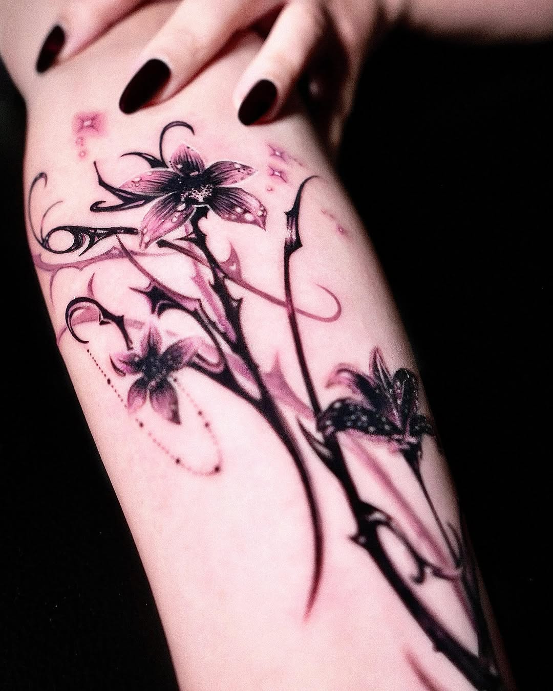Tattoo by @yoda_ink — fine_line, black_and_grey