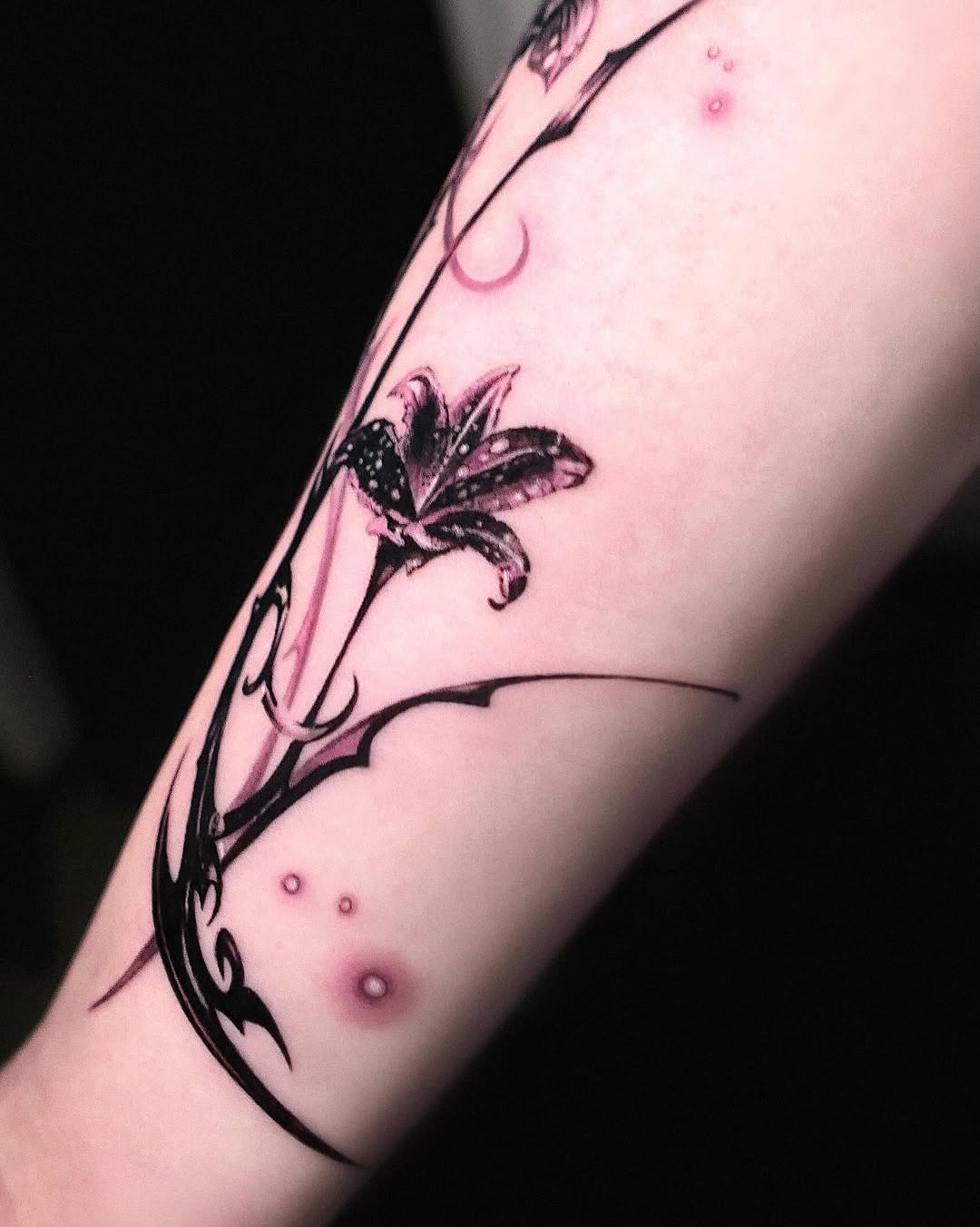 Tattoo by @yoda_ink — fine_line, black_and_grey